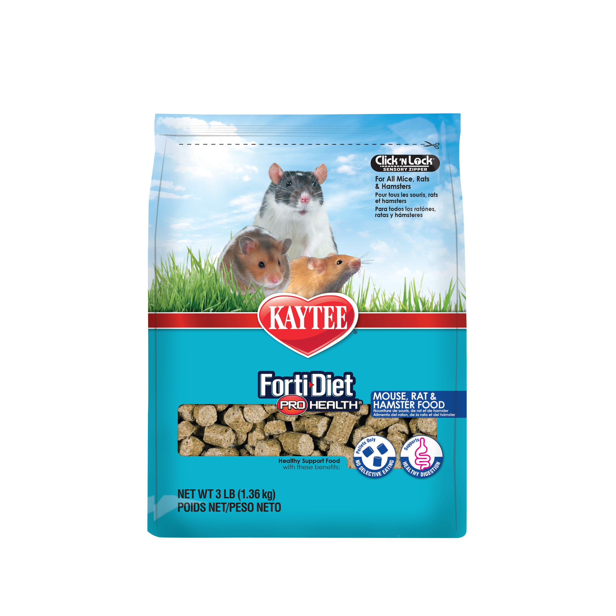 Kaytee Forti Diet Pro Health Mouse Rat Hamster Food 3 lbs. Petco