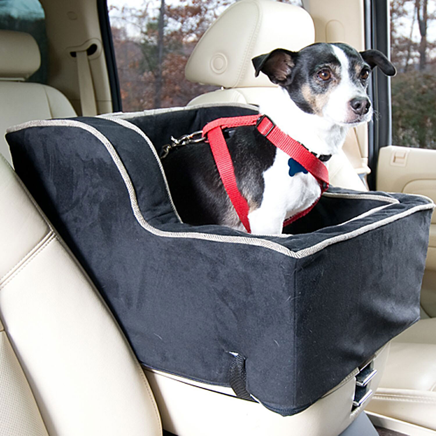 Pet Dog Cat Puppy Booster Car Seat Outdoor Console SUV Secure