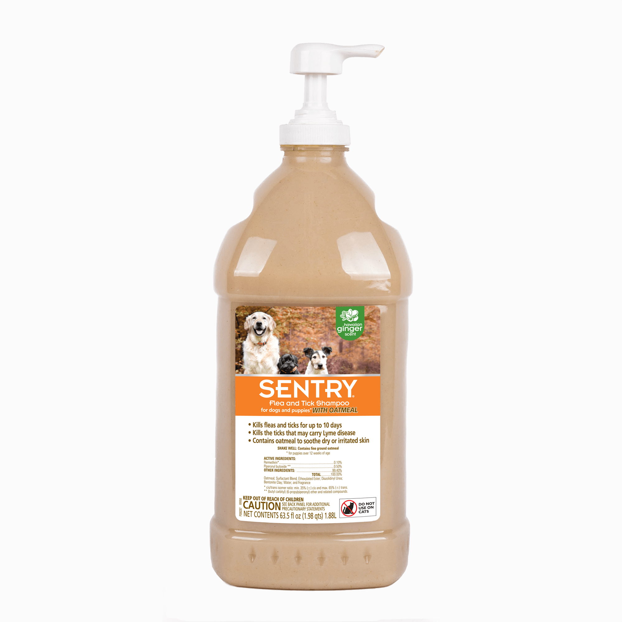 Sentry flea & tick shampoo 2025 with oatmeal for dogs and puppies