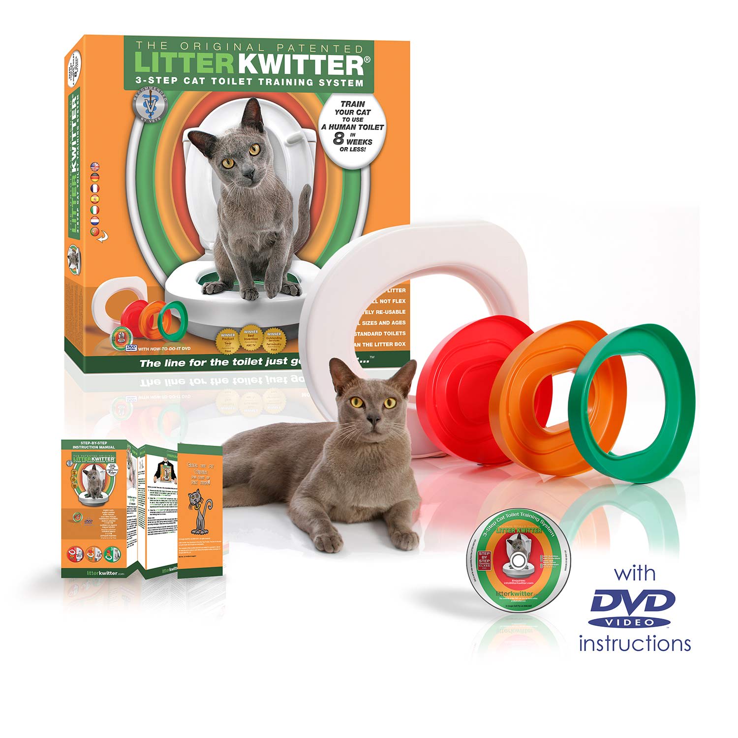 kitten toilet training kit