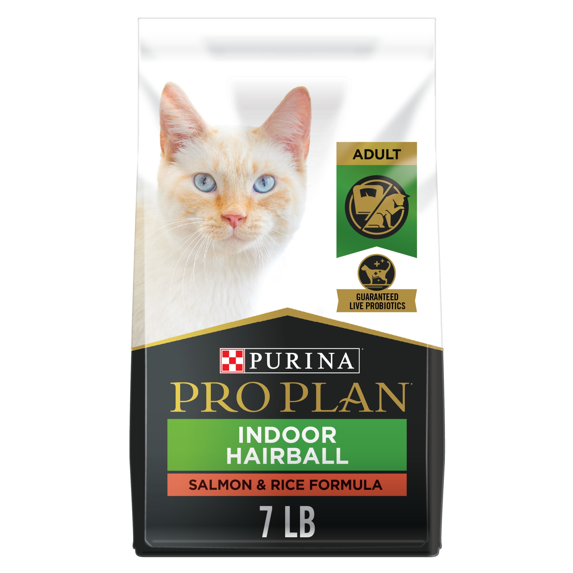 Purina Pro Plan Focus Indoor Care Salmon Rice Formula Adult Dry Cat Food 7 lbs. Petco