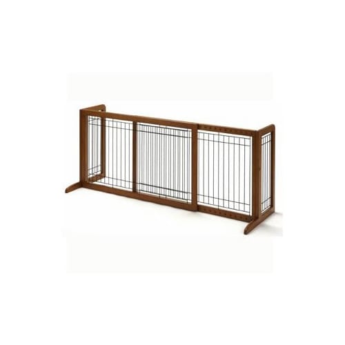 Richell Freestanding Step-Over Pet Gate, 39.8