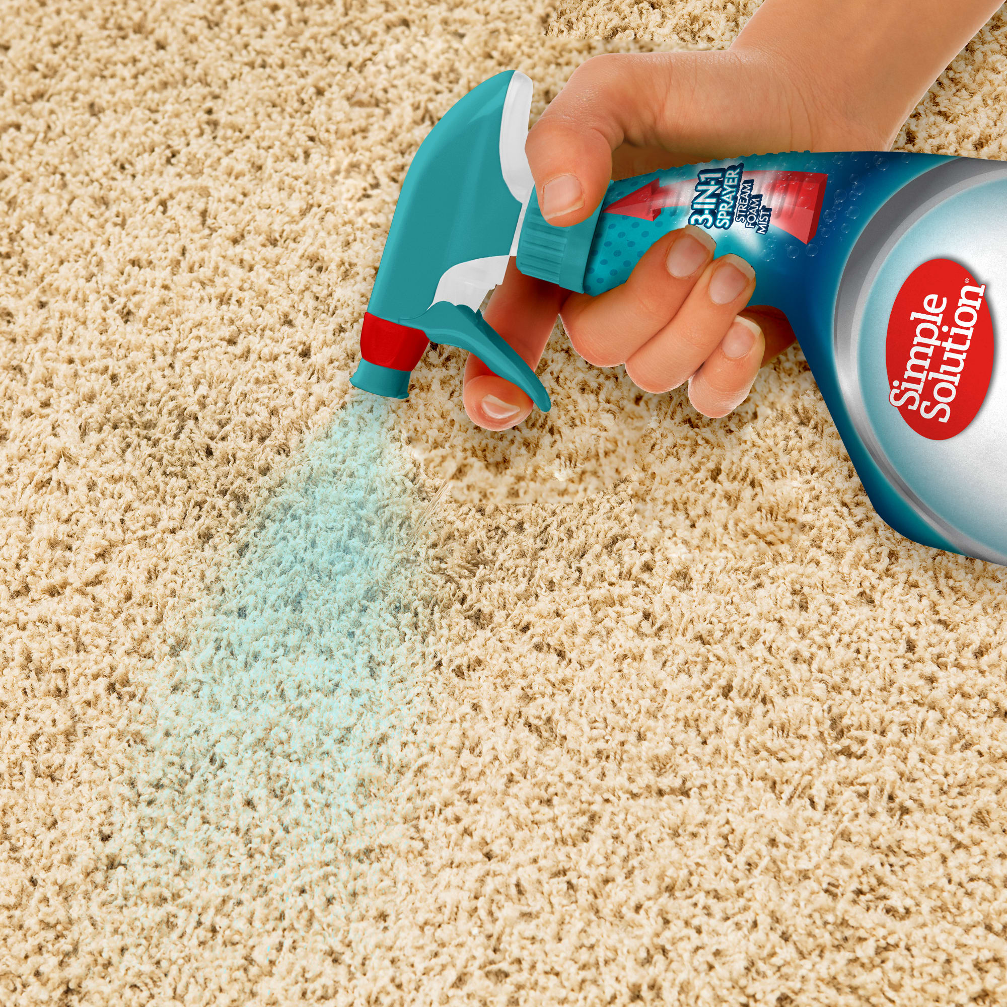 Simple solution hard floor stain and odour clearance remover