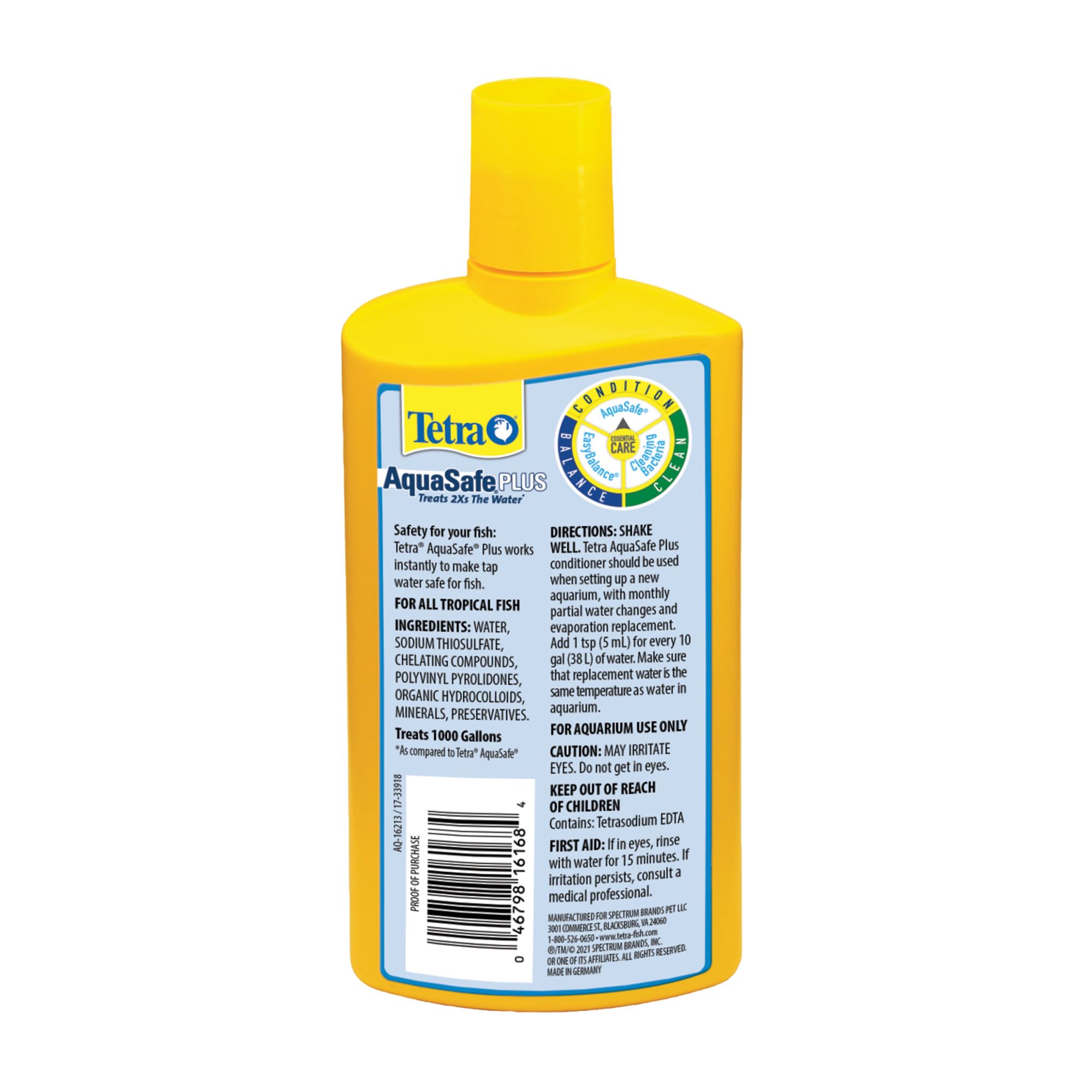 Tetra AquaSafe Water Conditioner 2x500 ml