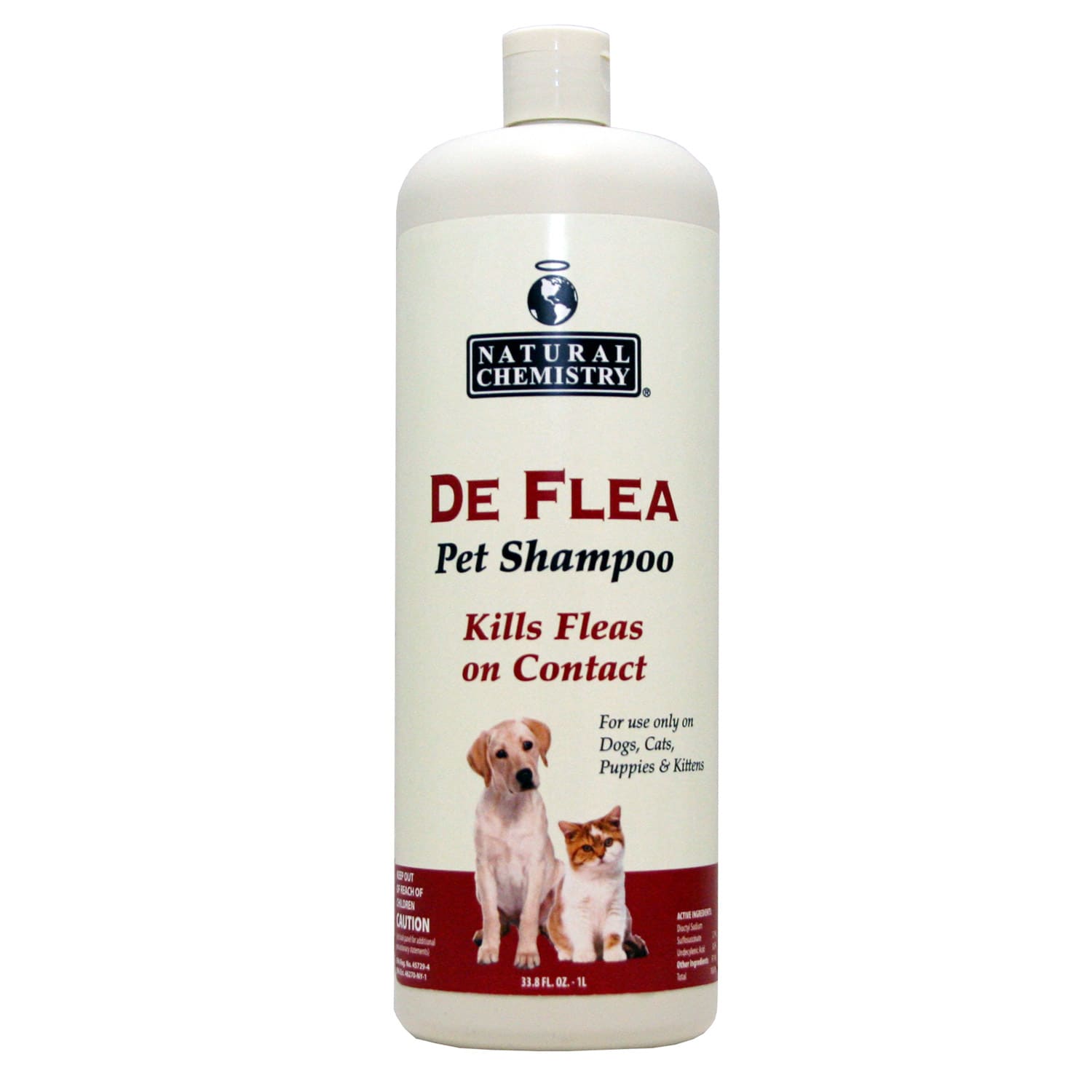 Natural Chemistry De Flea Pet Shampoo, 33.3 oz. Petco