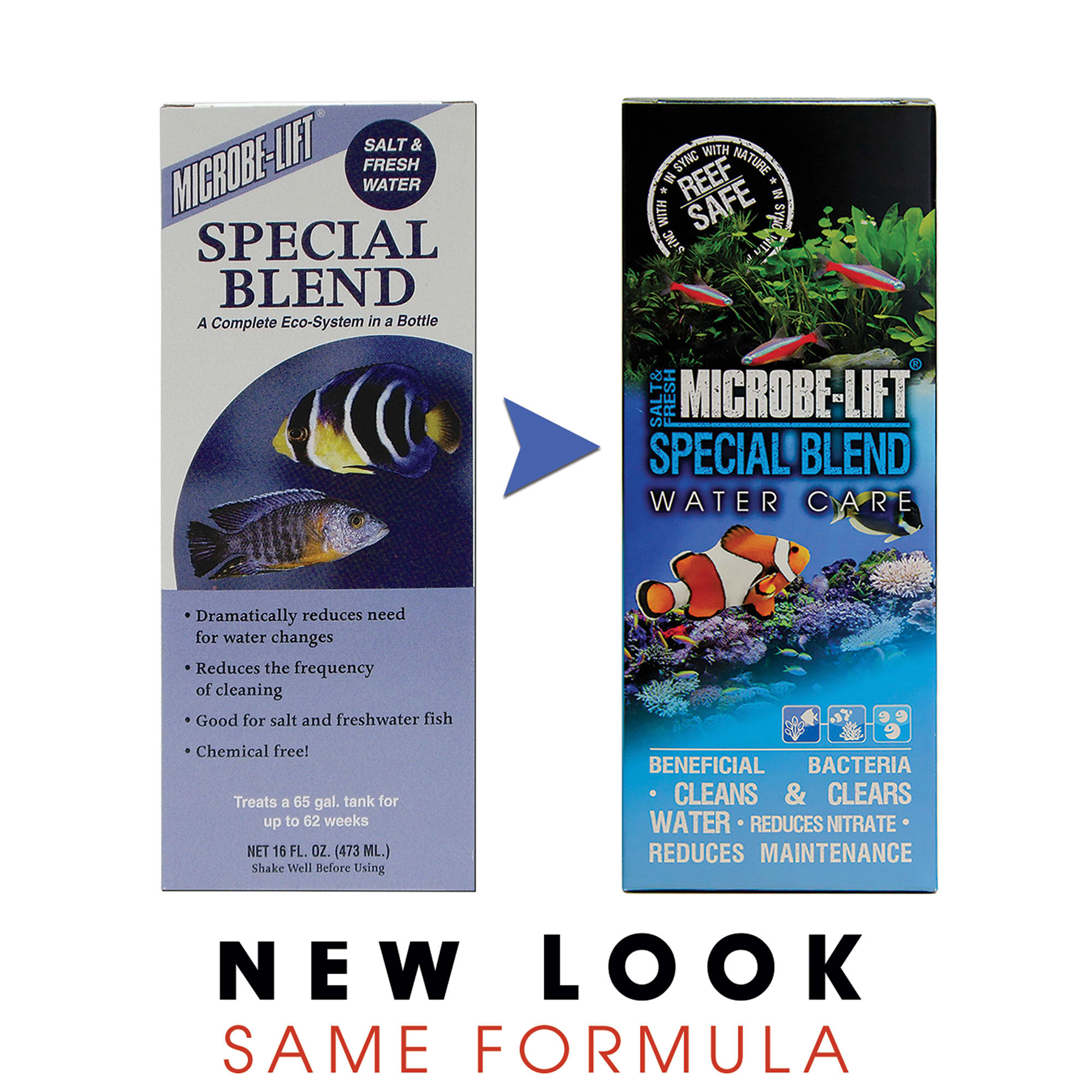 MICROBE-LIFT SBH16 Special Blend Aquarium and Fish Tank Cleaner for  Freshwater a