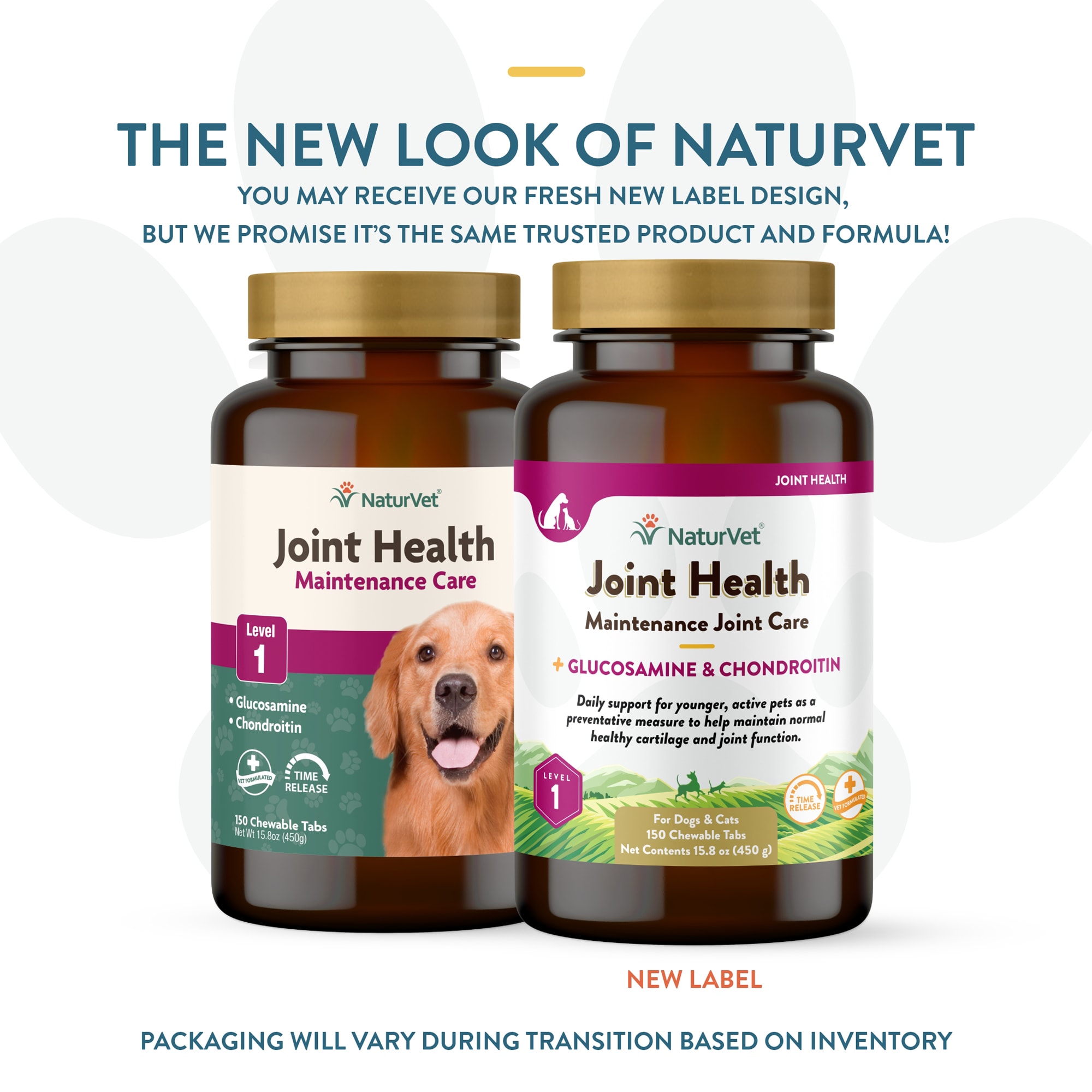 NaturVet Maximum Hip Joint Dog Supplement 150 Count