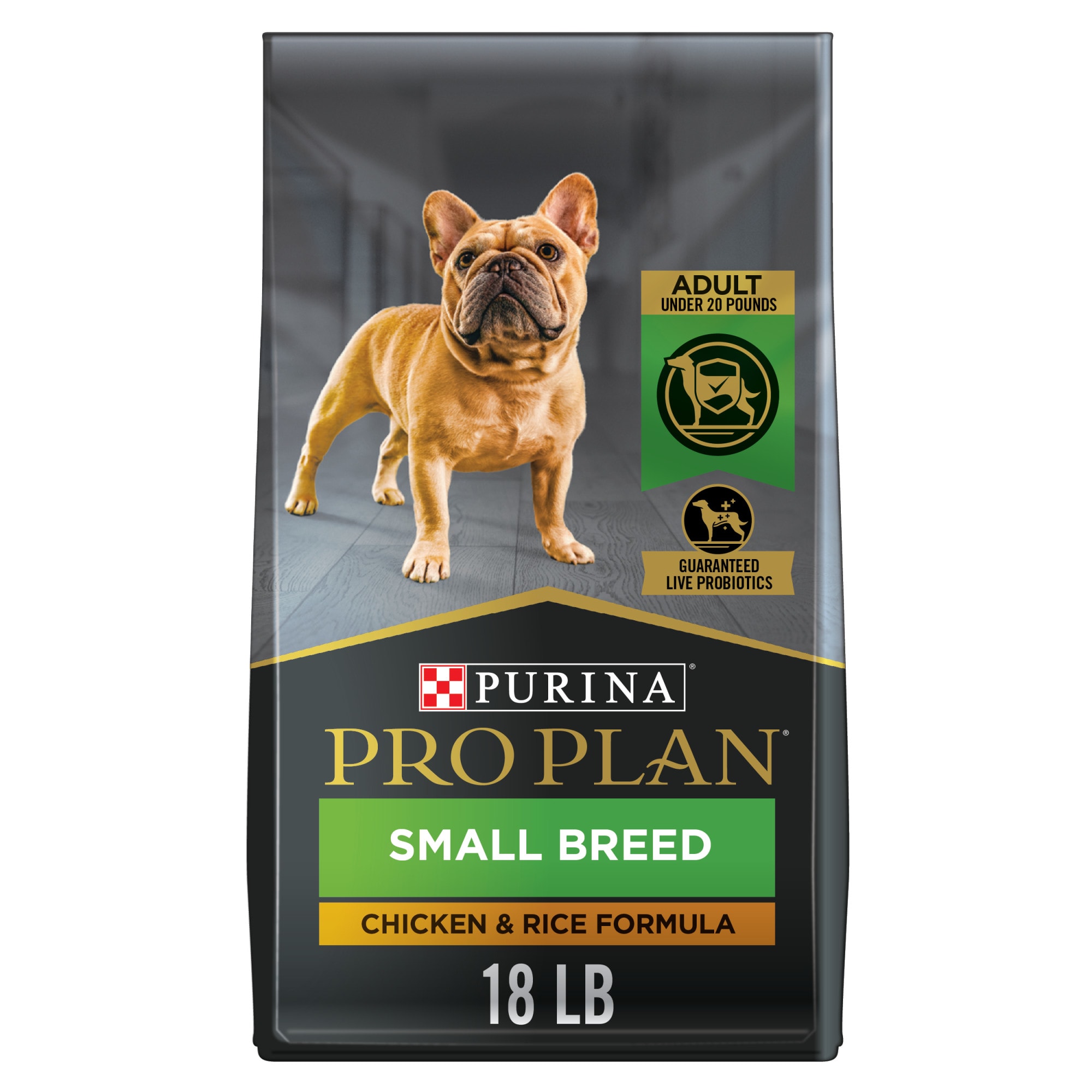 Purina Pro Plan High Protein Chicken & Rice Formula Small Breed Dry Dog ...