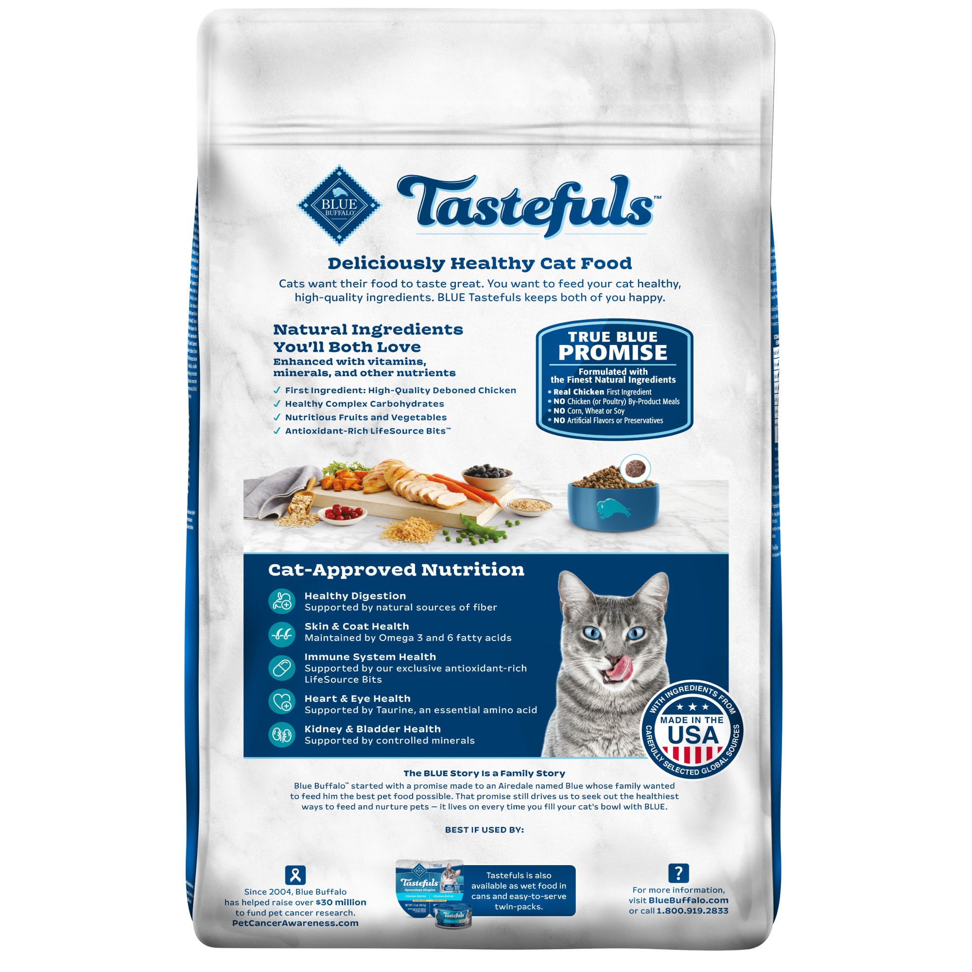 Blue buffalo healthy shop living cat food