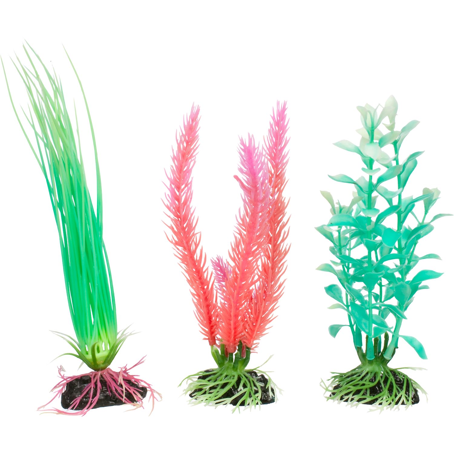 Imagitarium Green Hair grass Plastic Aquarium Plant