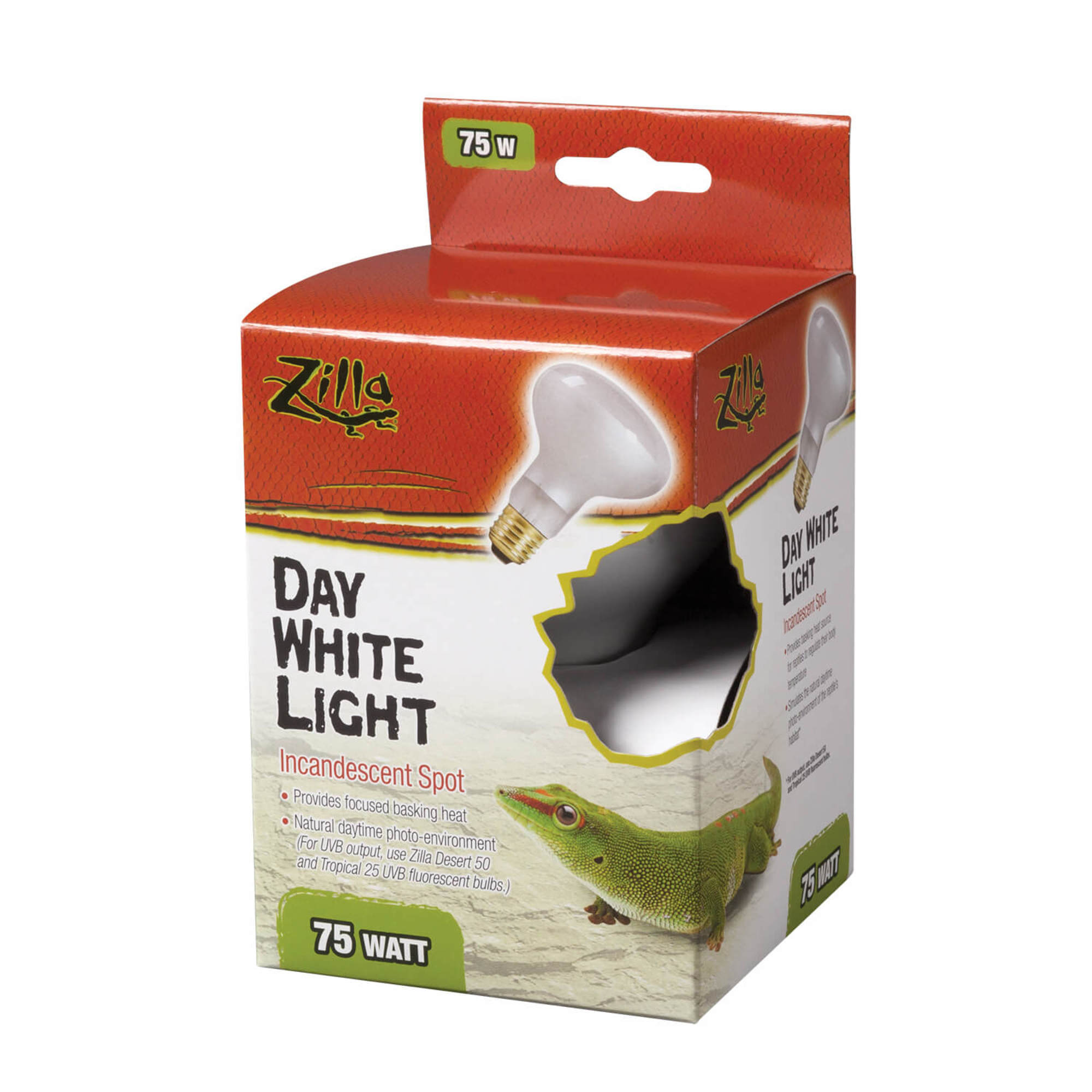 Zilla Incandescent Day White Spot Bulbs, 75 Watts Petco
