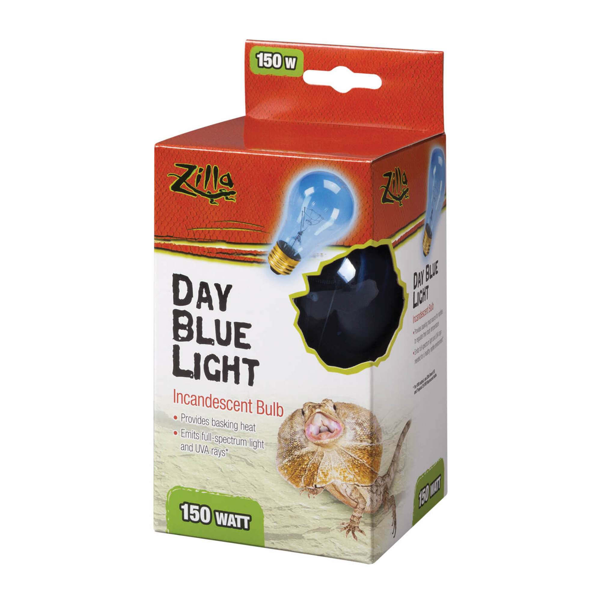 UVA Lamp 100 watt Zilla Day Blue Light Incandescent Heat Bulb 