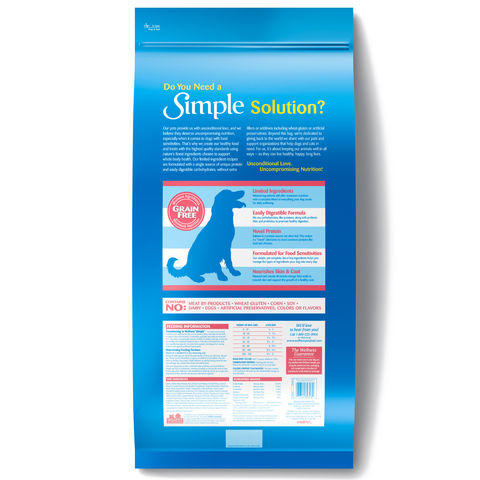 Wellness simple limited hot sale ingredient dog food