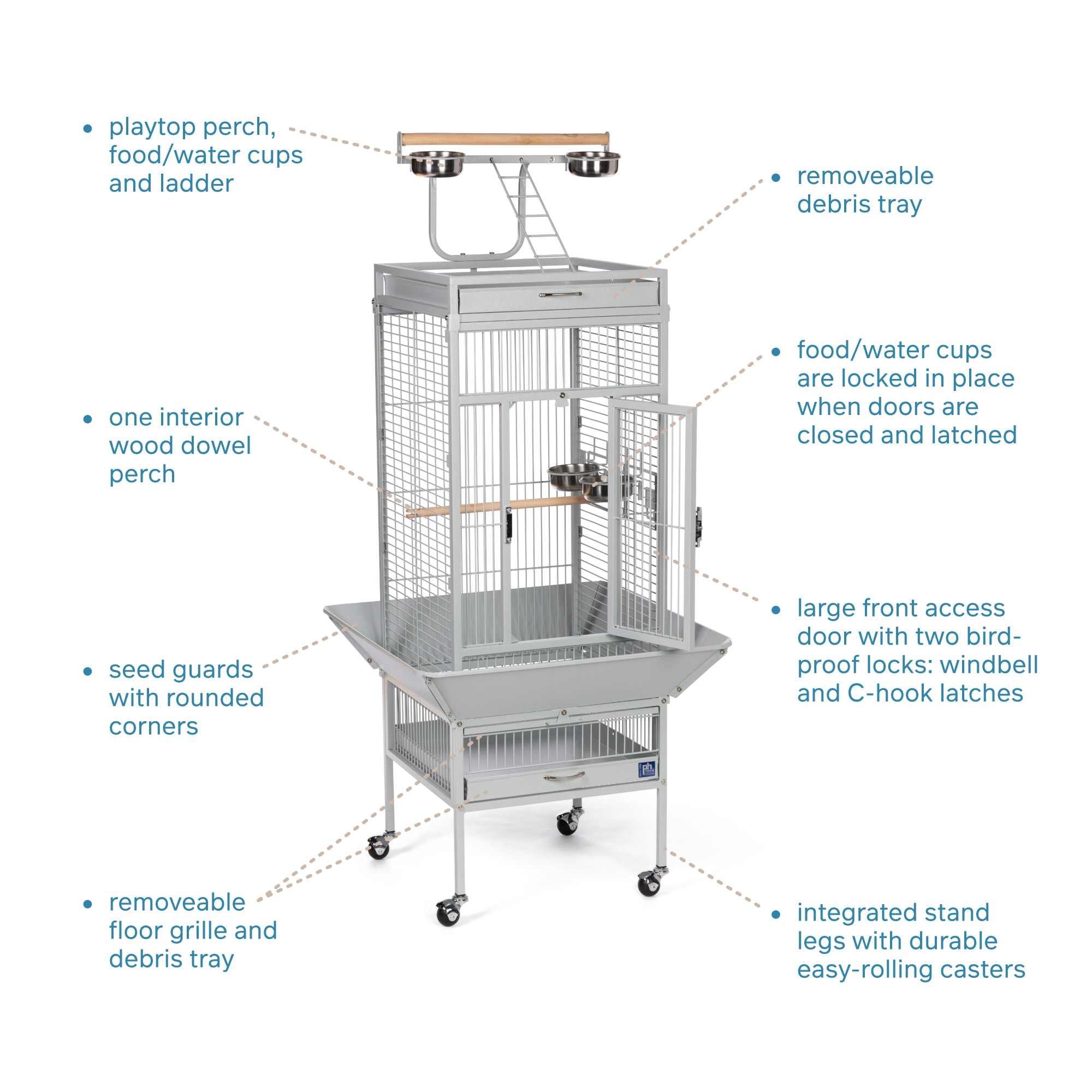 Prevue pet products wrought iron select bird outlet cage