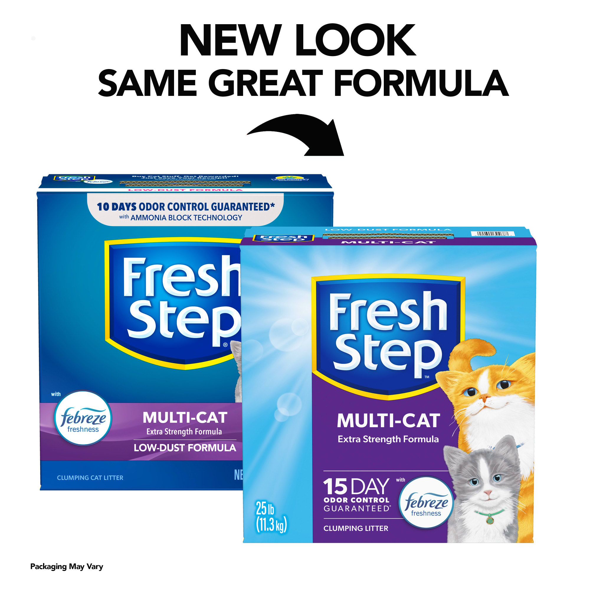 Fresh step total control cat litter with febreze hot sale 42lb