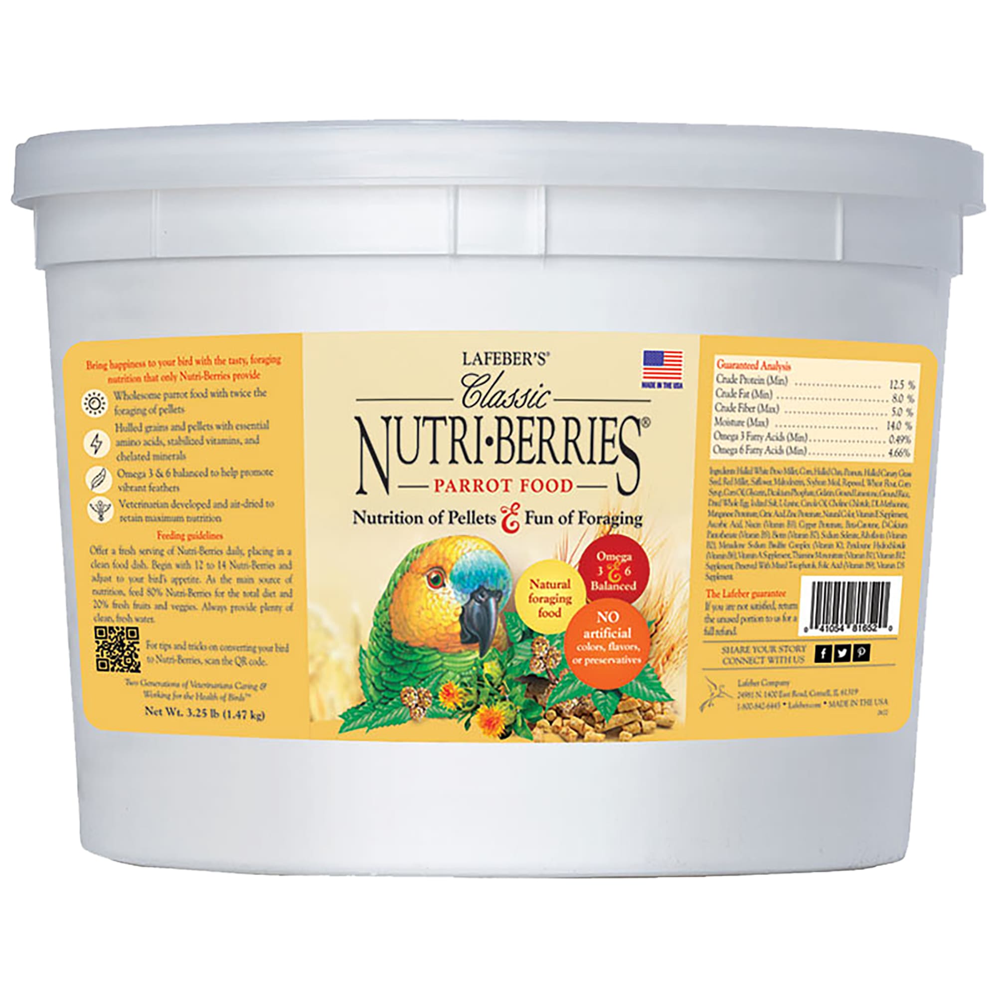 Lafeber s Nutri Berries Parrot Food