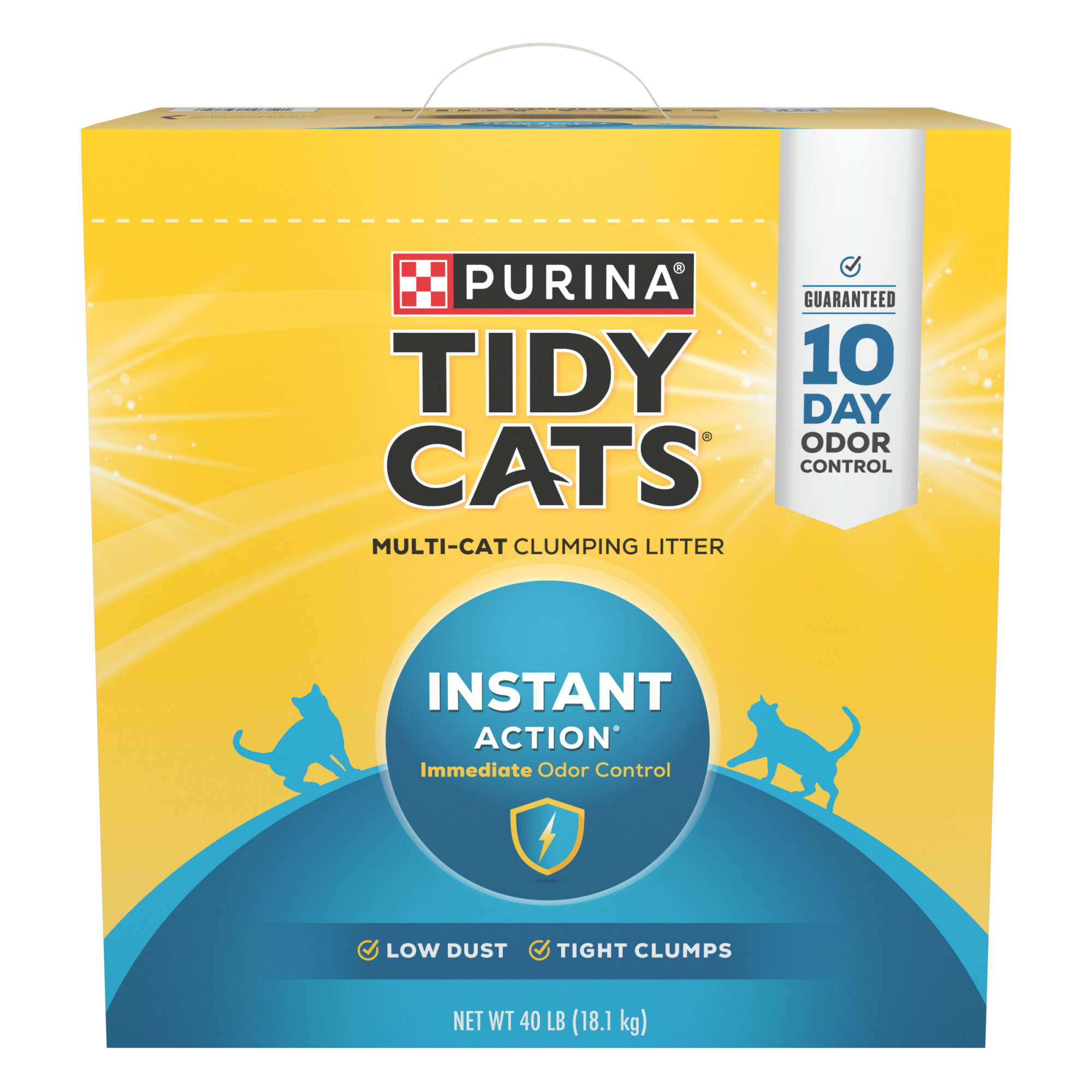Tidy Cats Clumping Instant Action Multi Cat Litter, 40 lbs. Petco