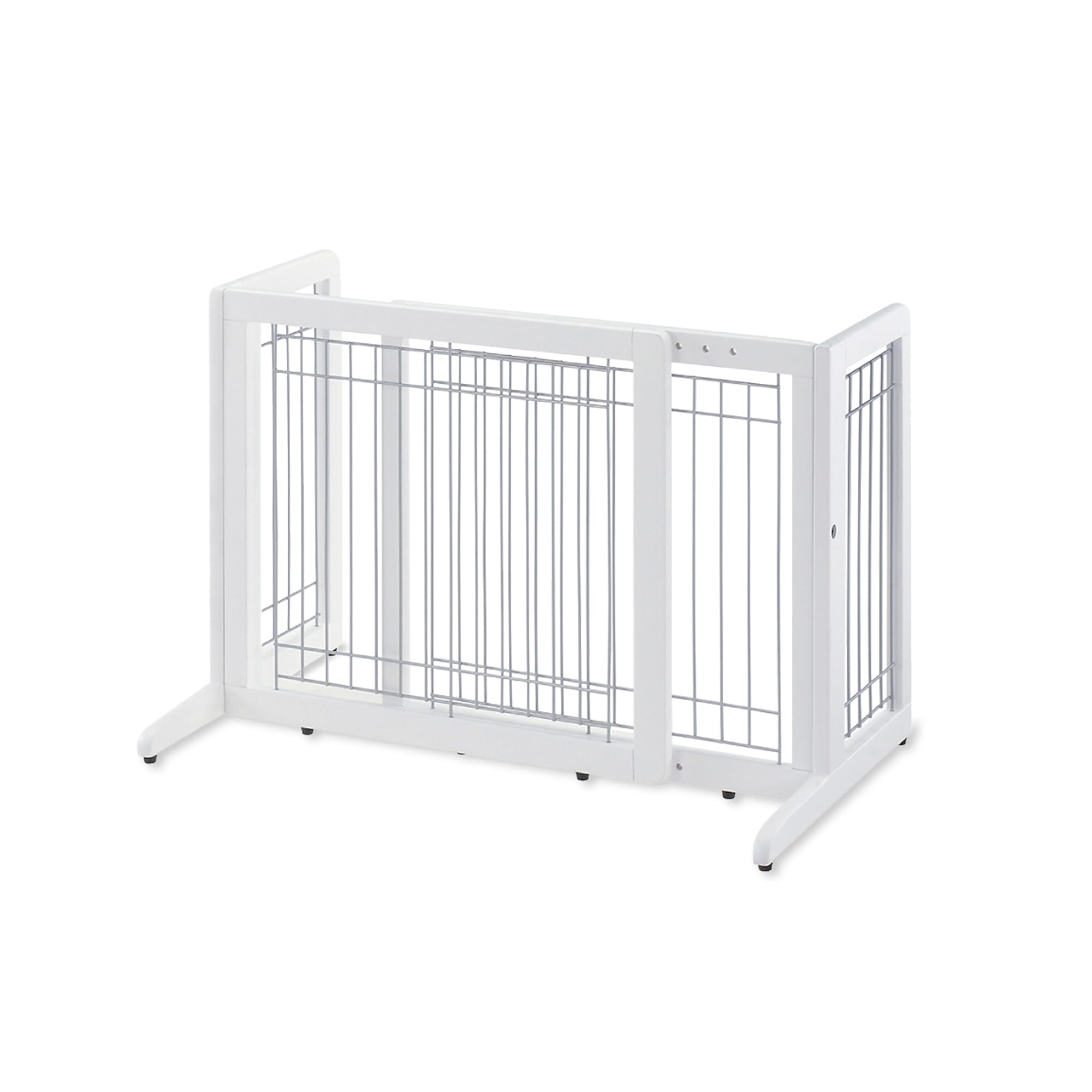 Richell Freestanding Pet Gate in Origami White eBay