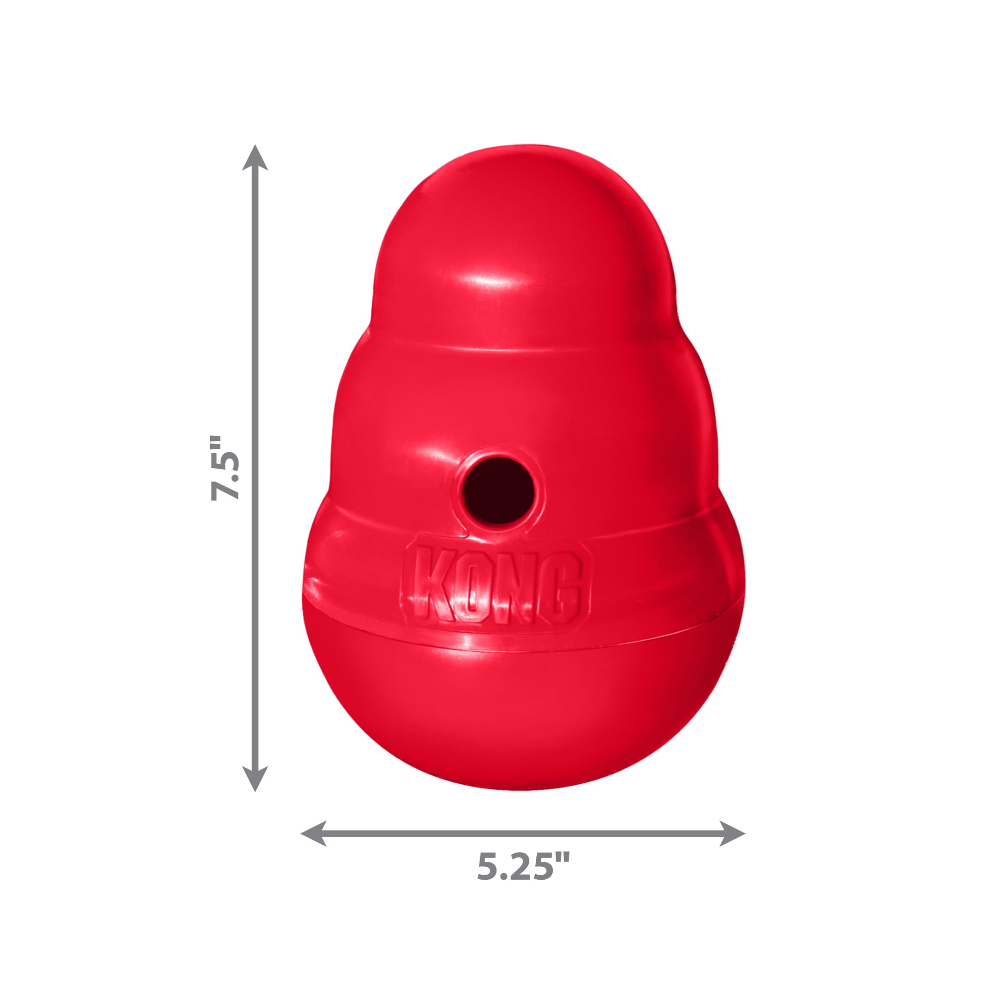 KONG Wobbler Food Dispensing Dog Toy, Small