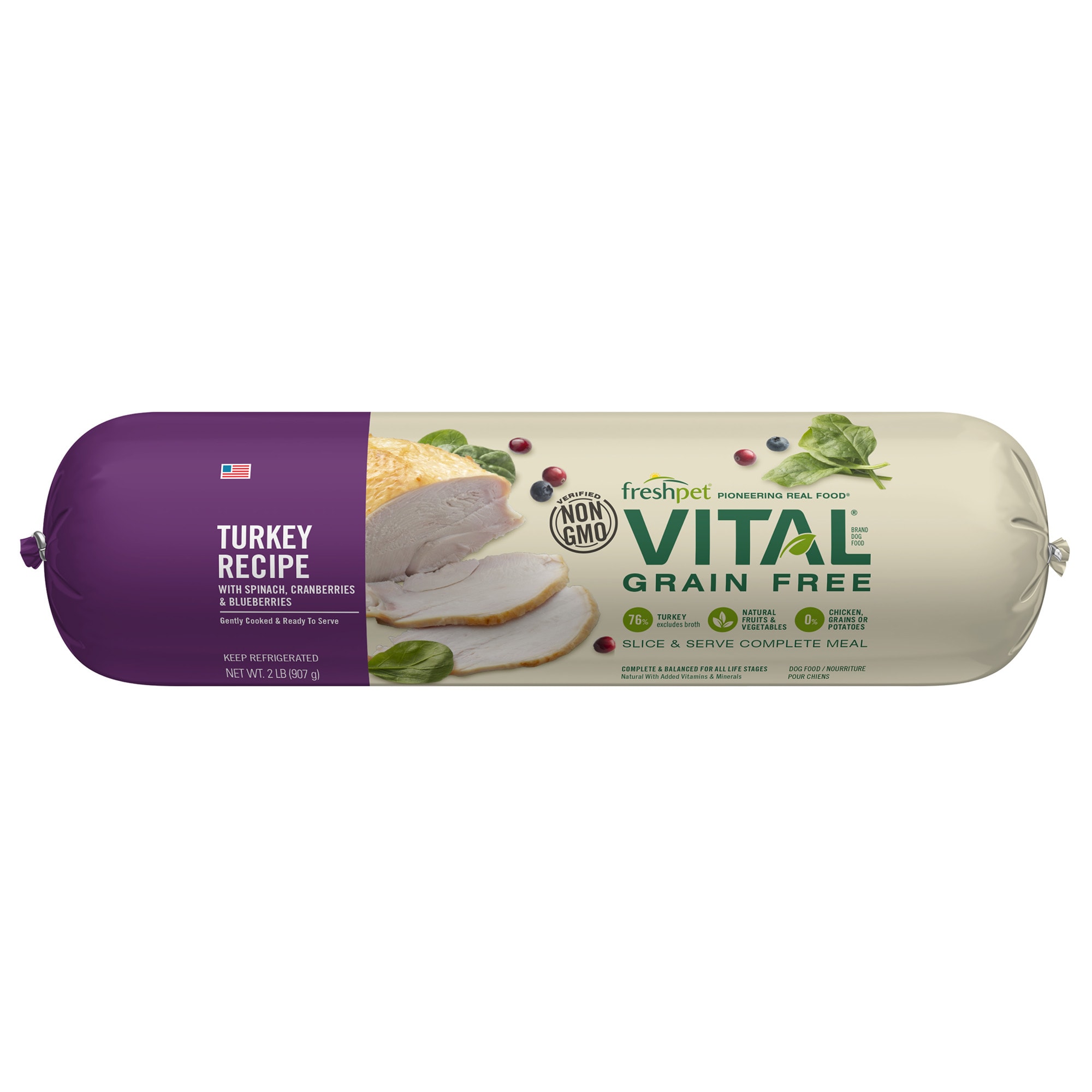 Freshpet Vital Grain Free Turkey Fresh 