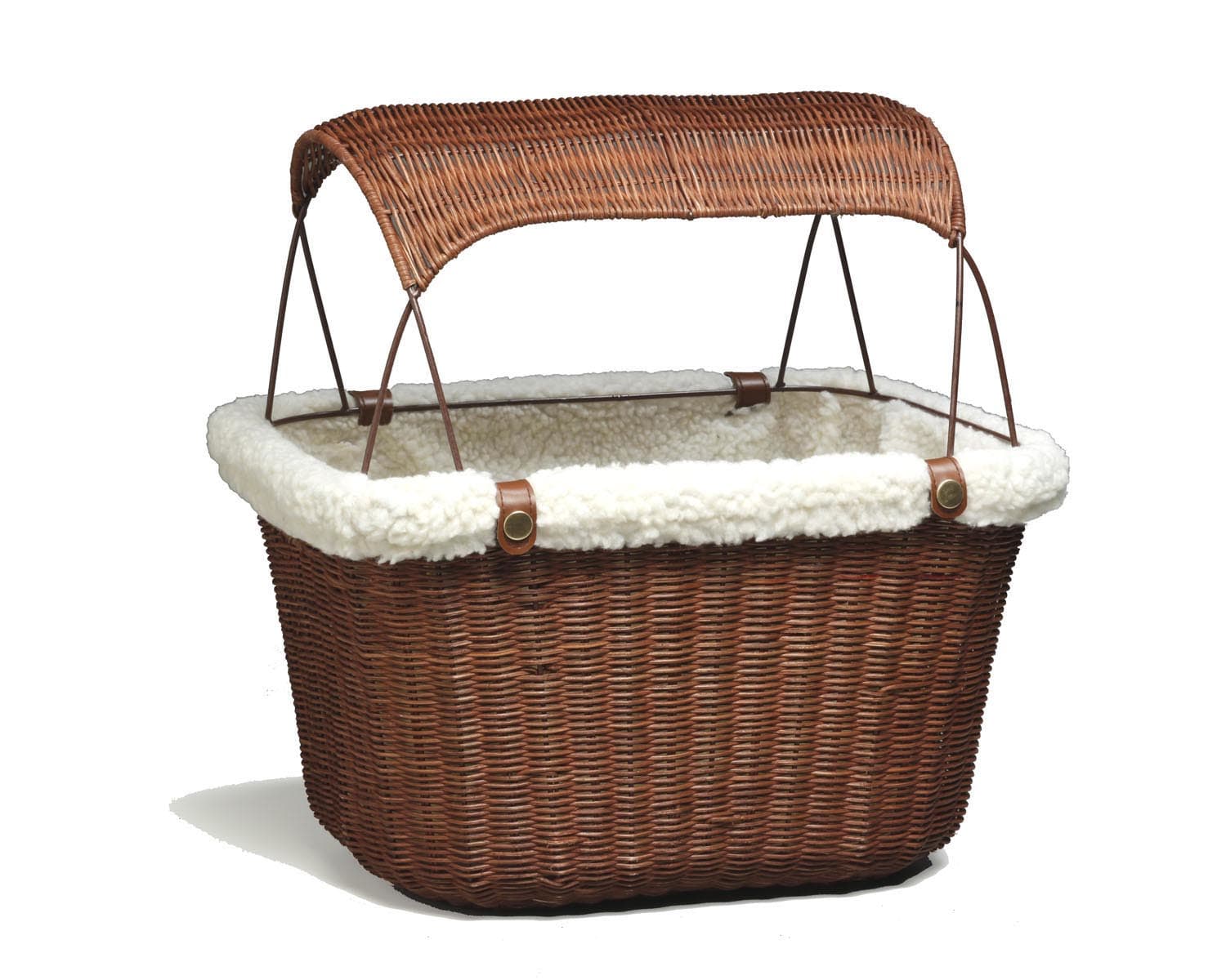 solvit deluxe tagalong bicycle basket for dogs