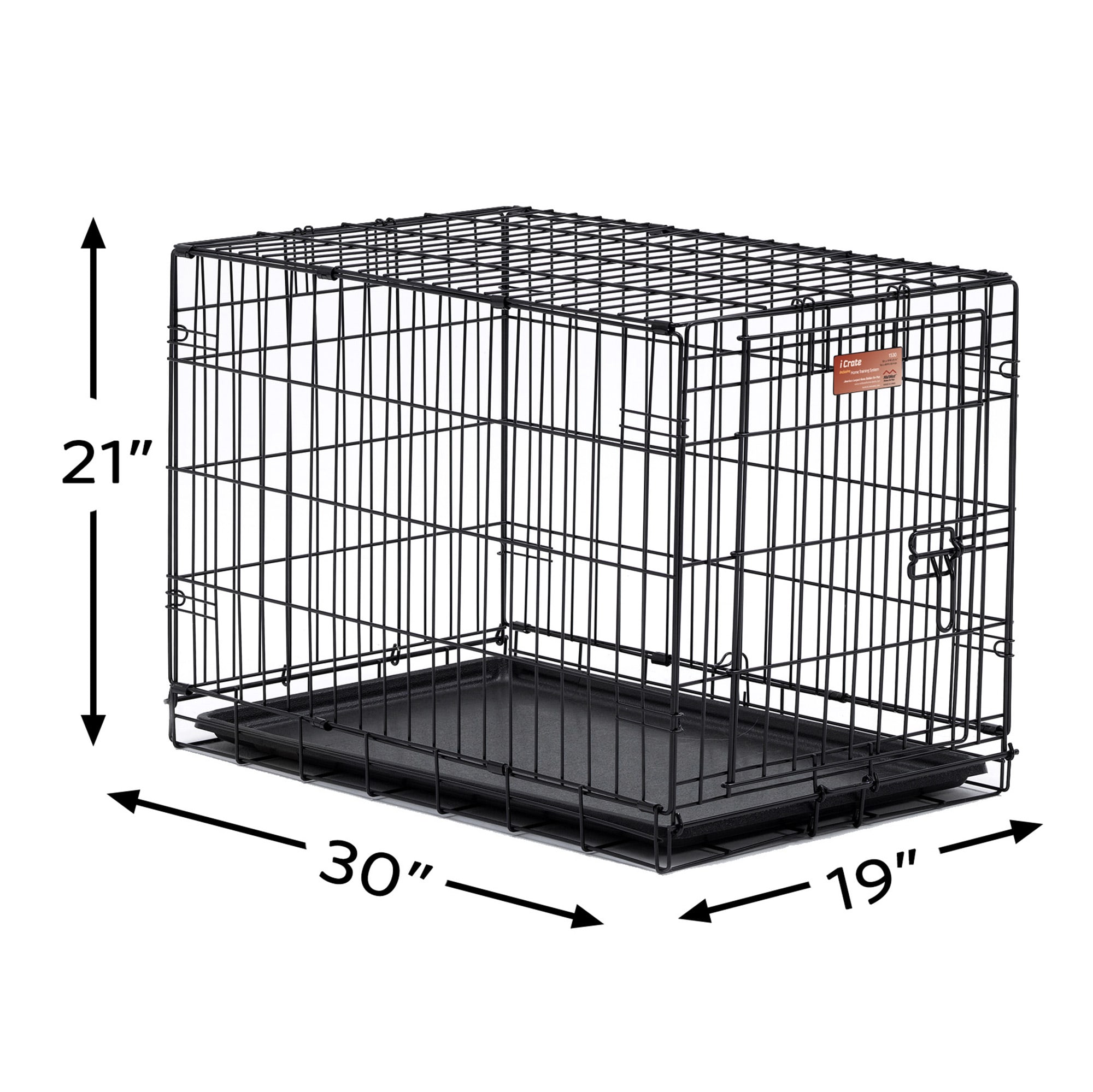 Midwest iCrate Single Door Folding Dog Crate 36