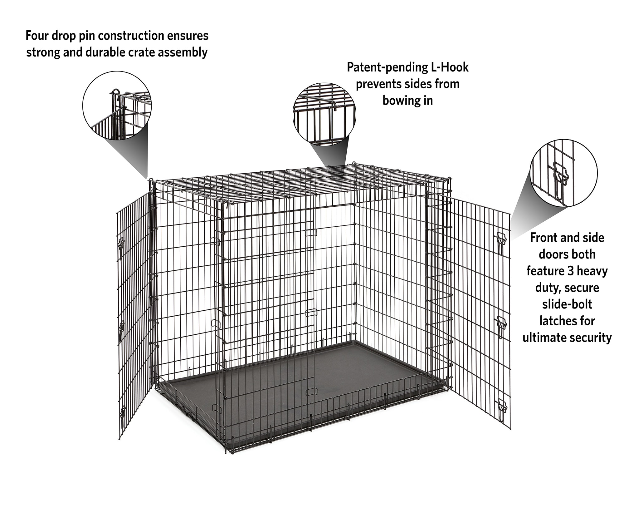 54 in dog crate best sale