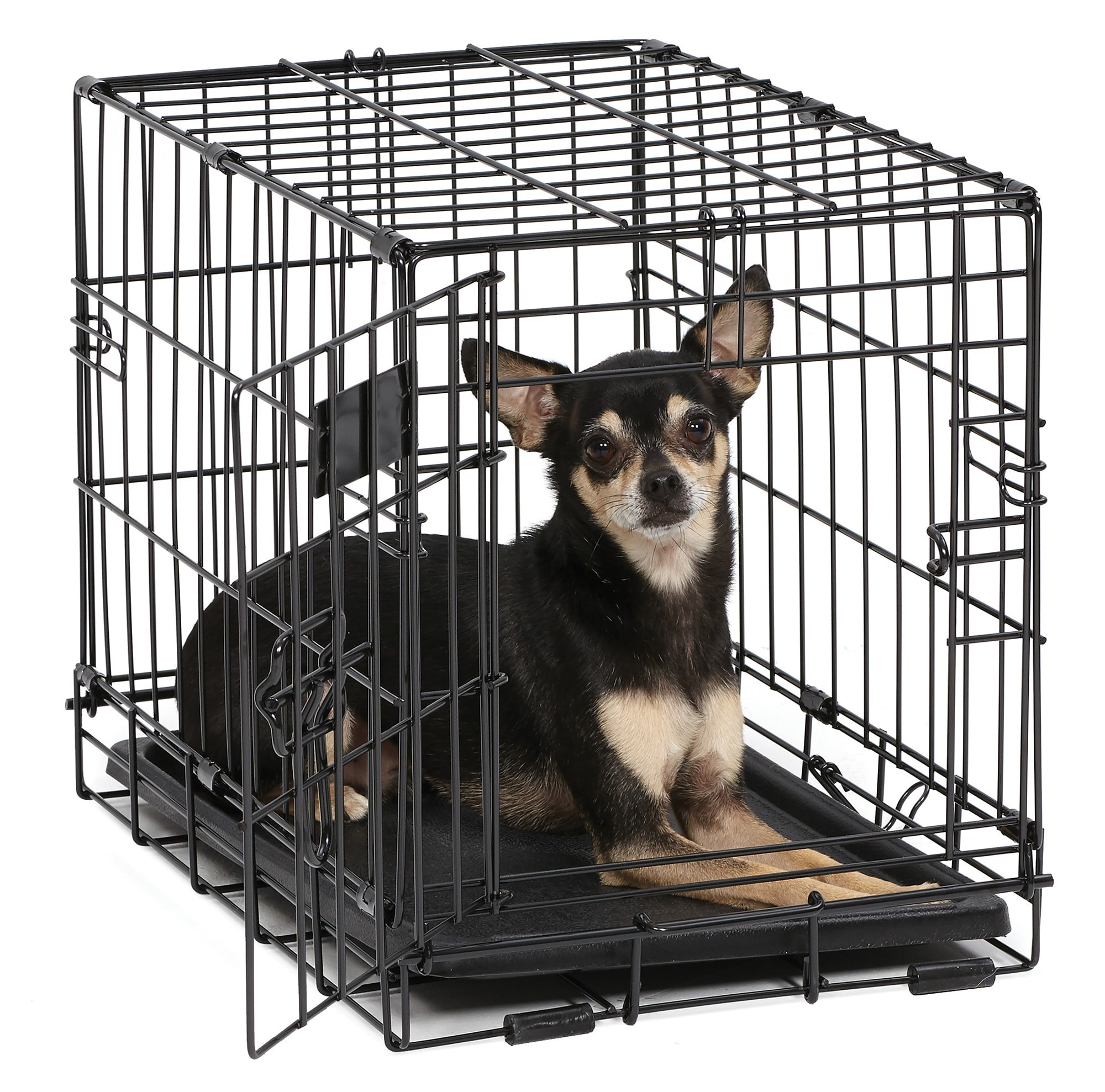 Midwest iCrate Double Door Folding Dog Crate, 36 L X 23 W X 25 H