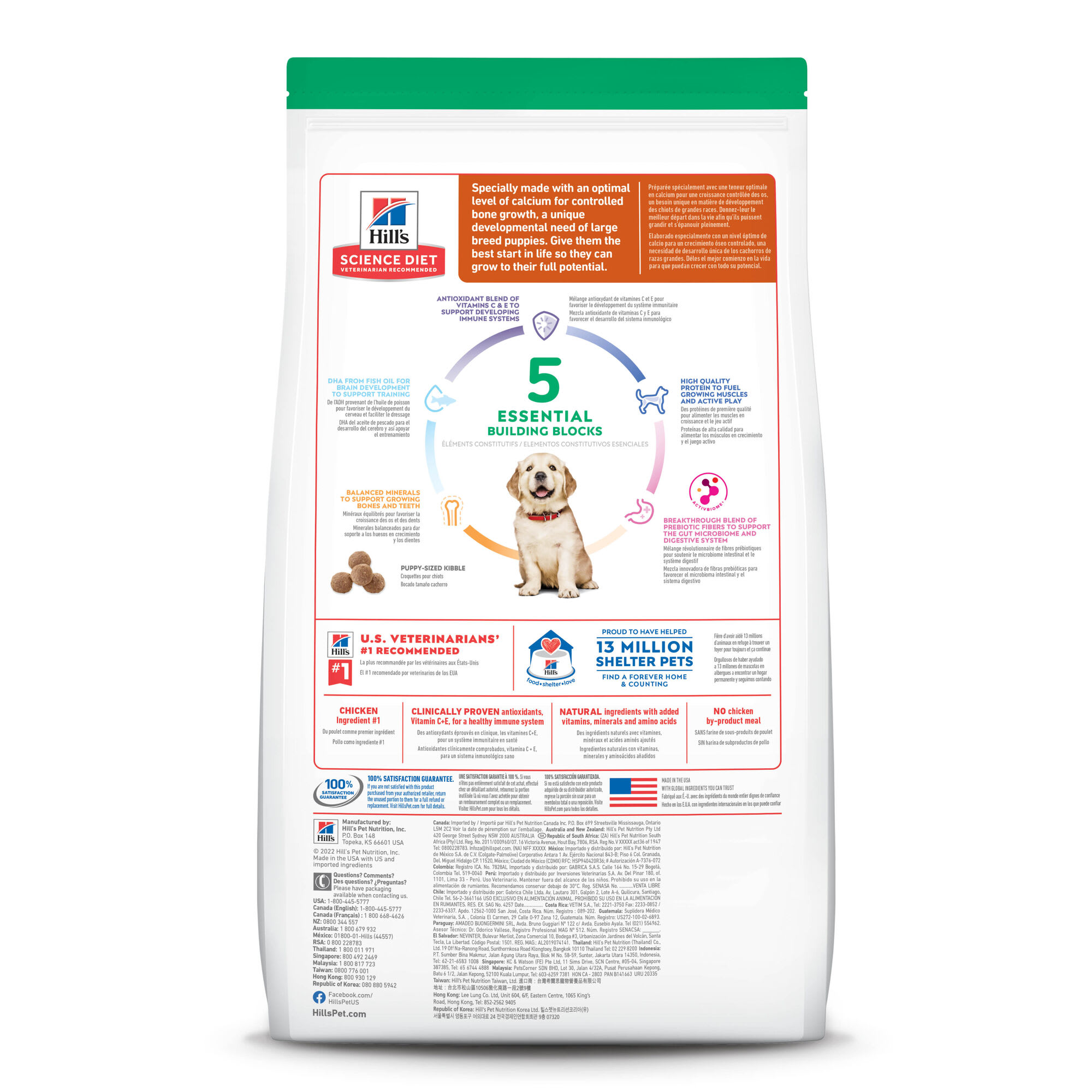 Science diet large breed puppy store 30 lb