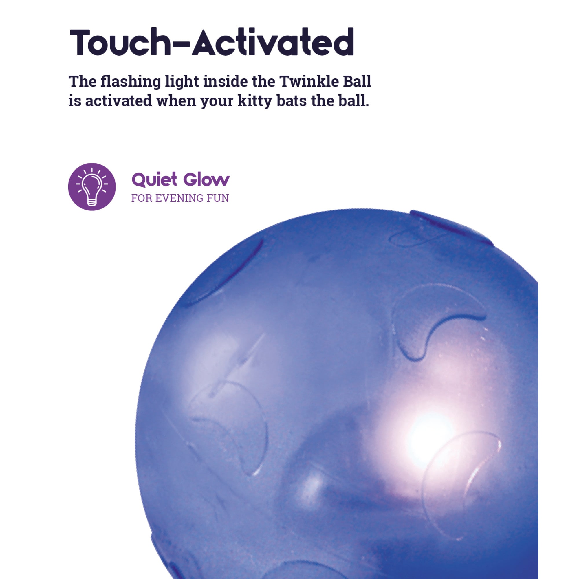 Petstages Nighttime Twinkle Ball Cat Toy Petco