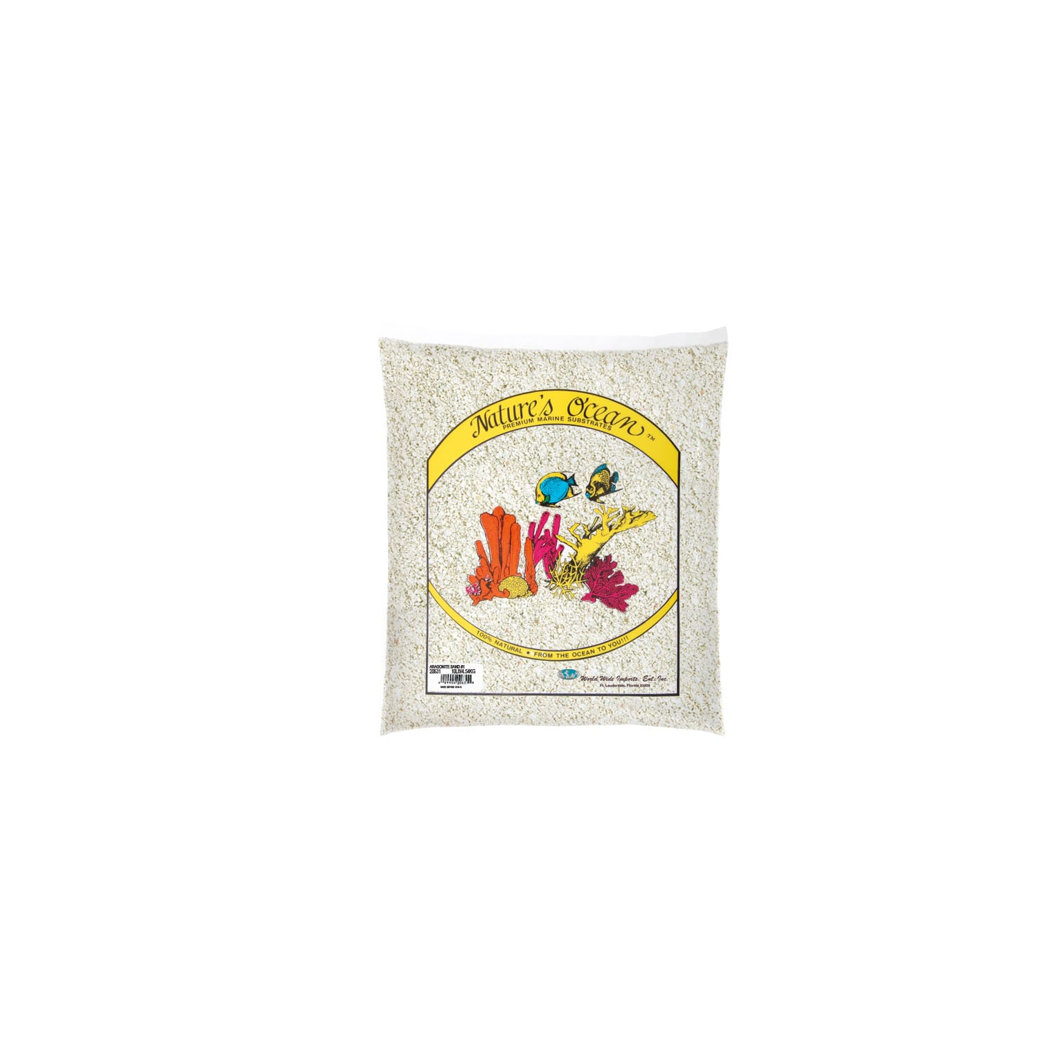 Natures Ocean Aragonite Sand, 10 LBS, White