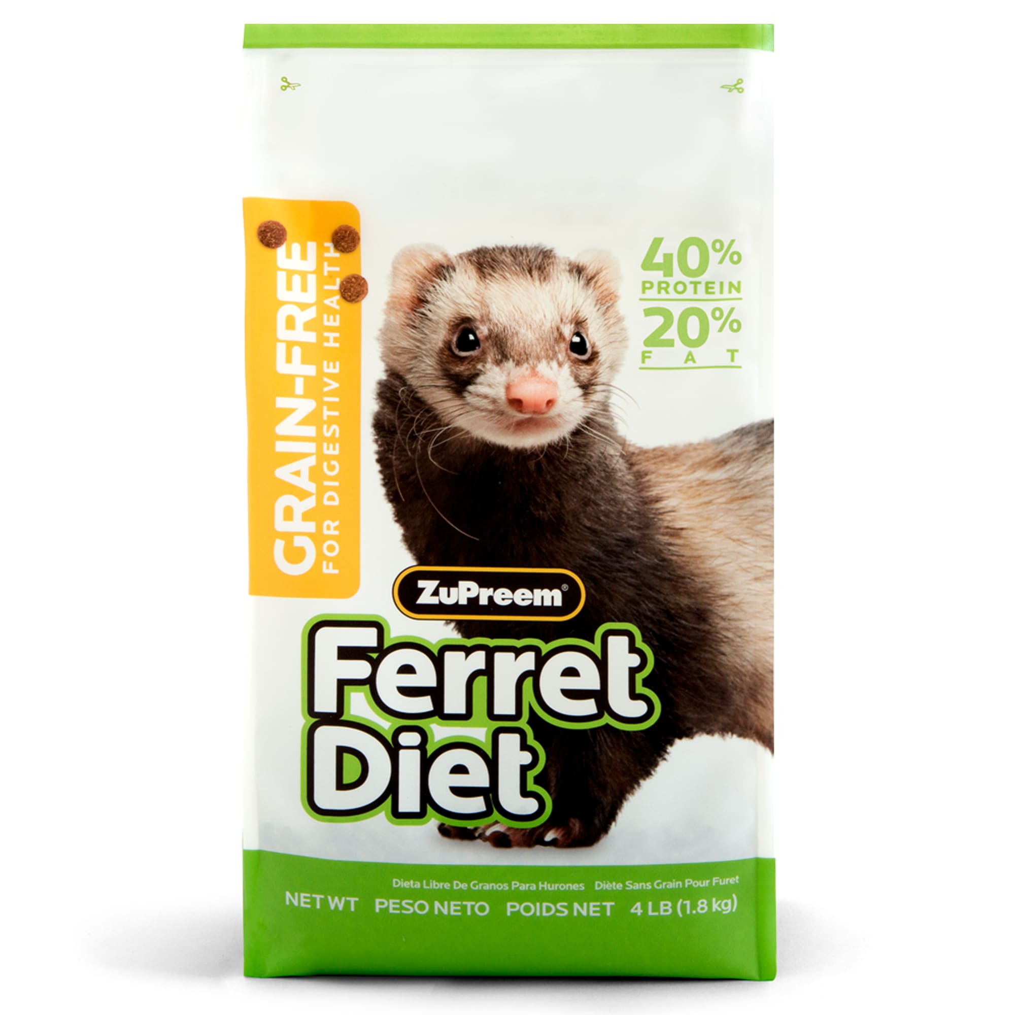 ZuPreem Grain Free Ferret Diet, 4 lbs 