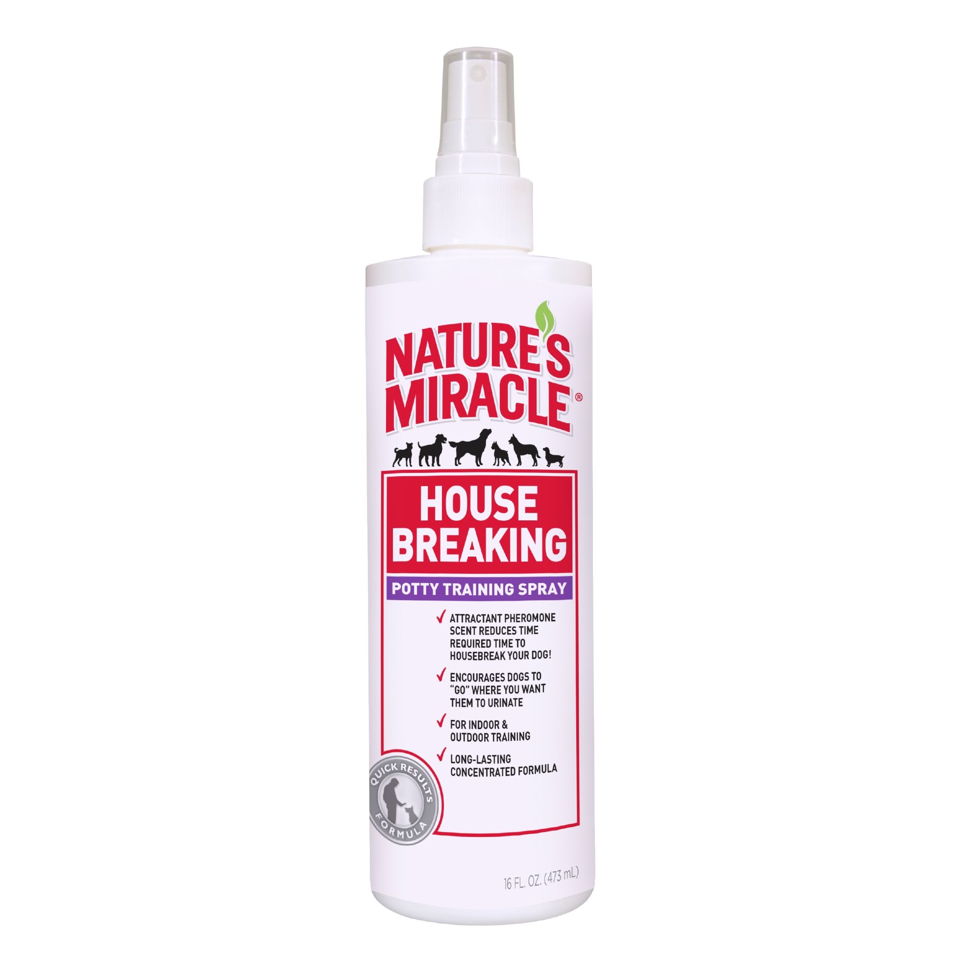 Nature S Miracle House Breaking Potty Training Spray Quick Results Formula For Dogs 16 Fl Oz Petco