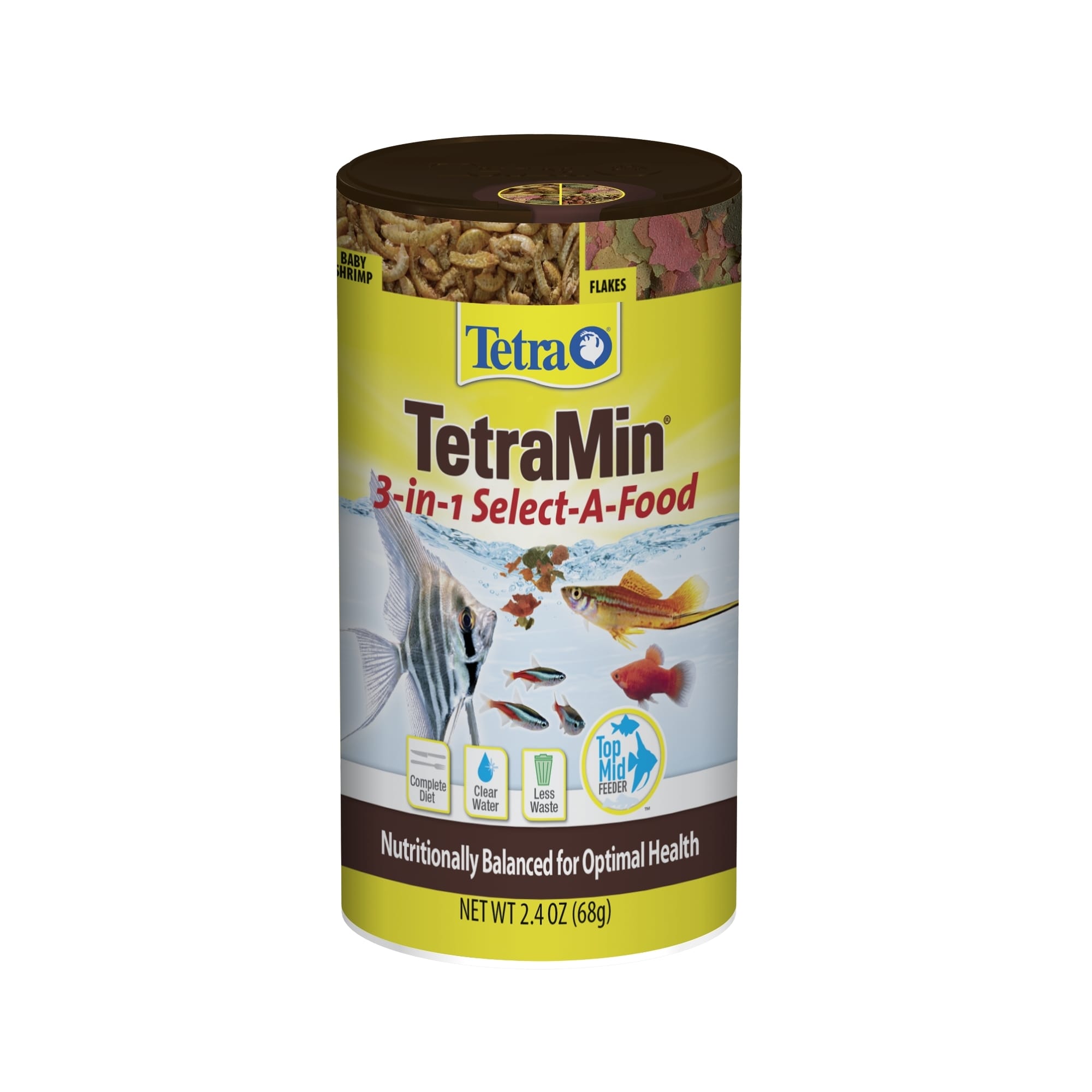 Tetra Min Crisps Select-A-Food 2.4 oz - Feeders Pet Supply