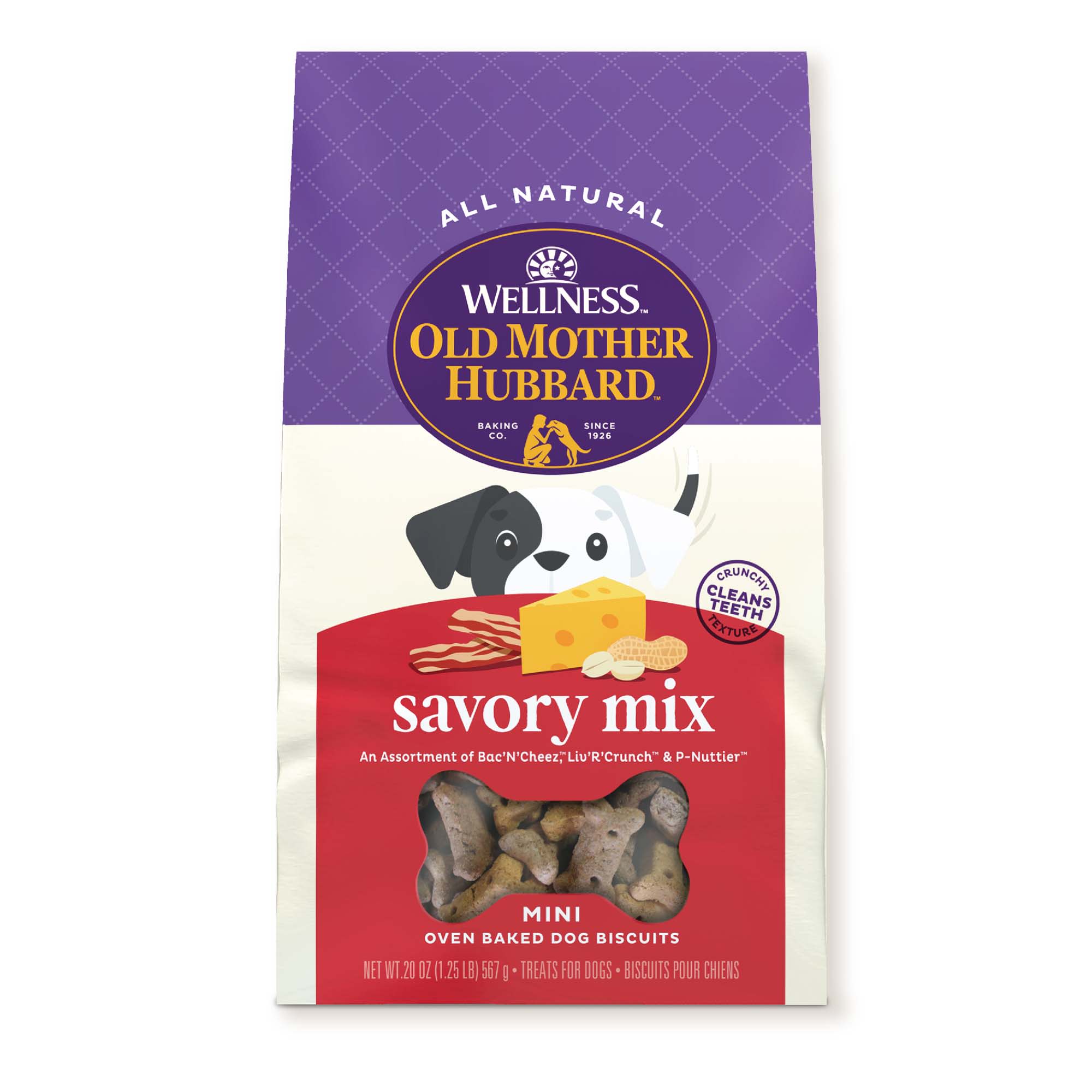 Wellness Old Mother Hubbard Classic Savory Mix Natural Mini Oven Baked Biscuits Dog Treats 20 oz. Petco