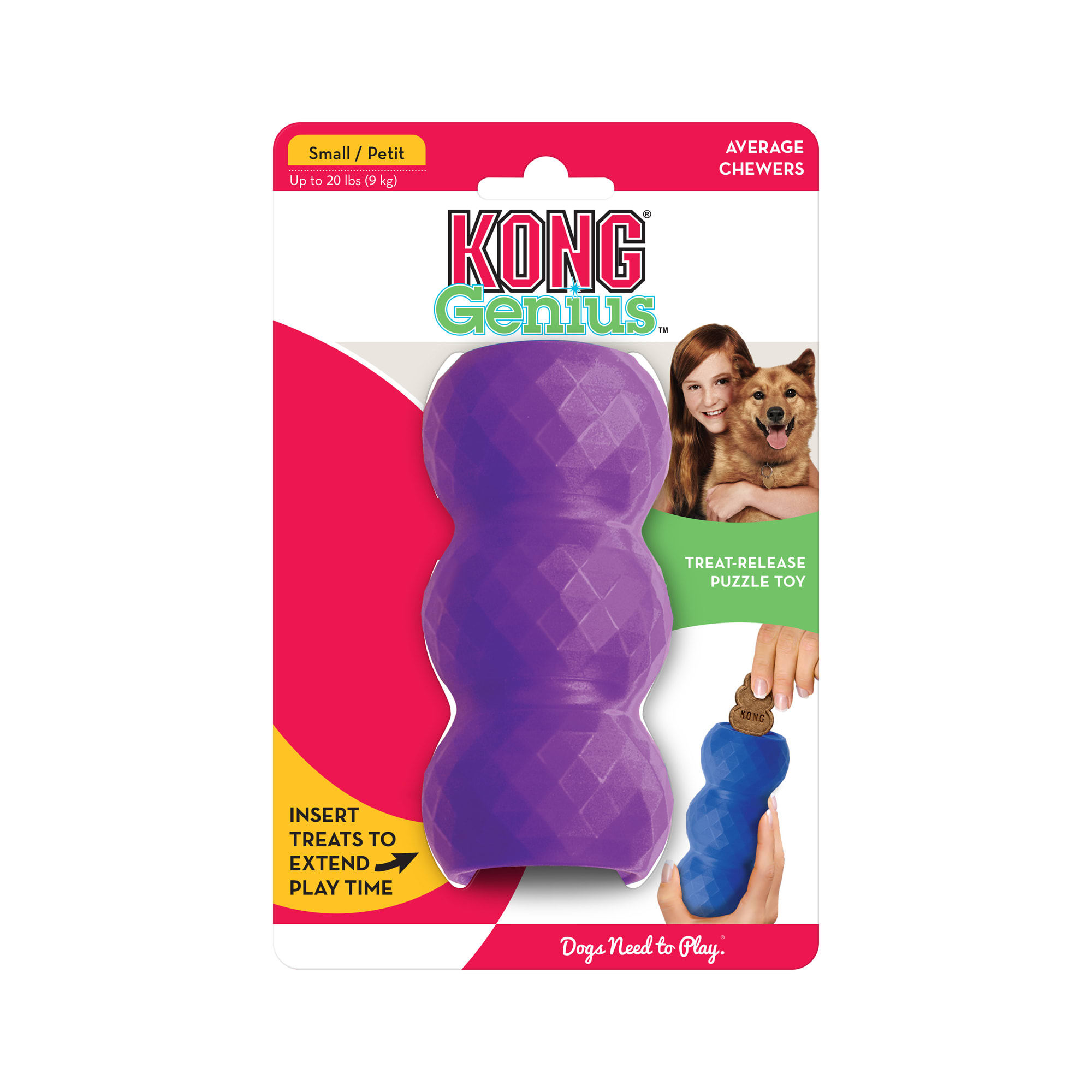Kong Genius Mike Assorted Dog Toy