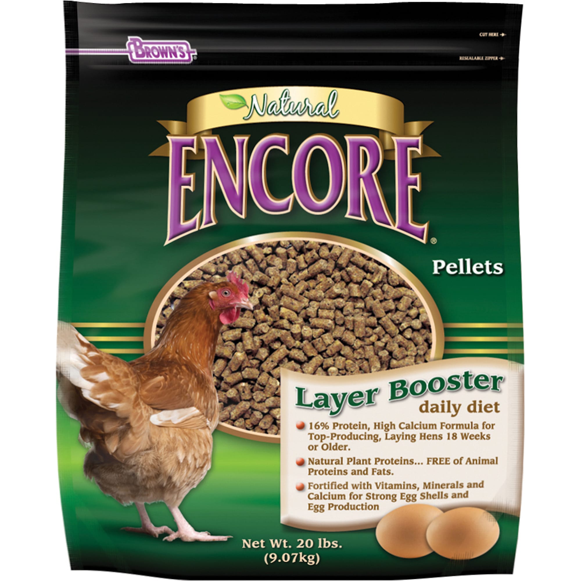 Brown S Layer Booster Daily Diet Chicken Feed Petco