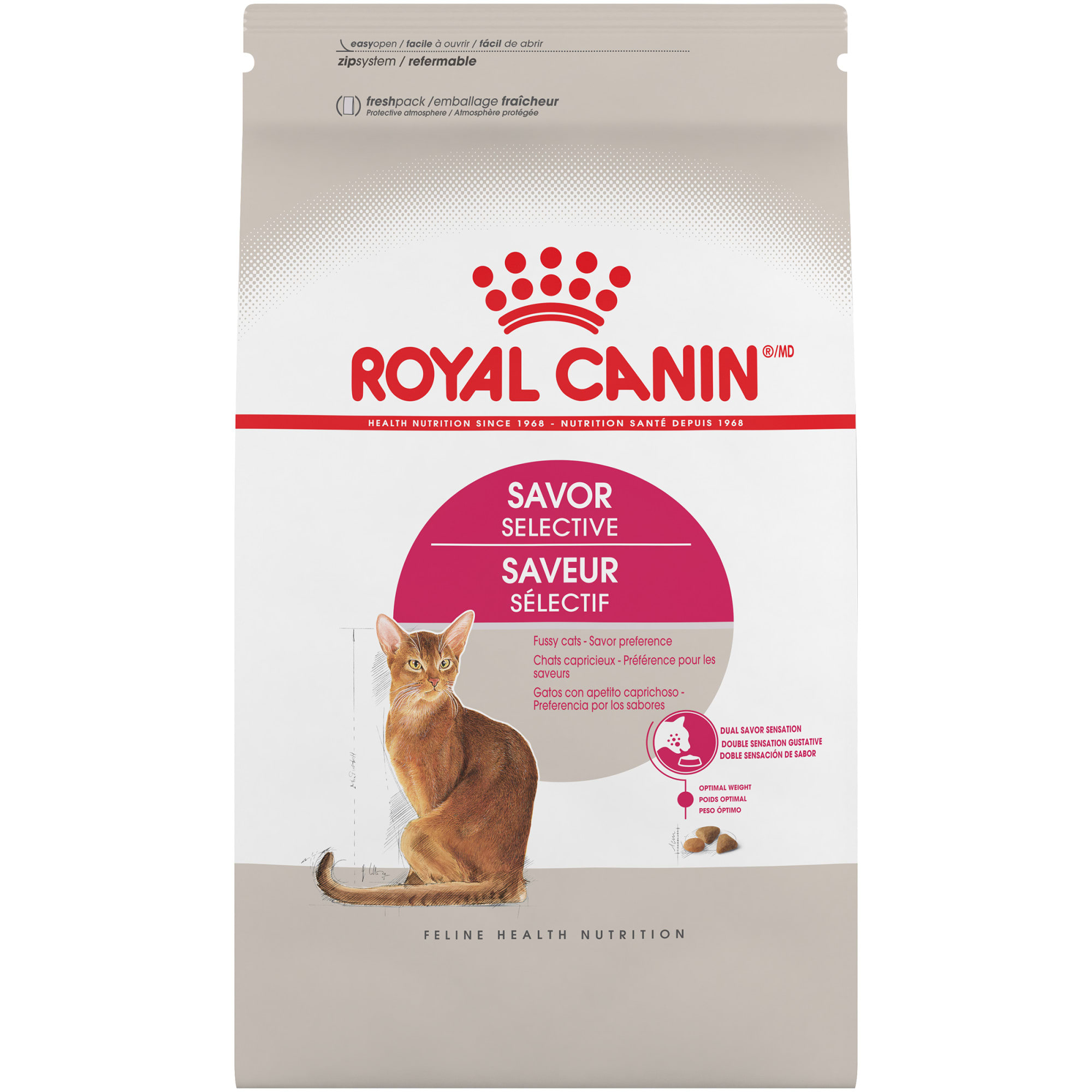 Royal Canin Savor Selective Adult Dry Cat Food 6 lbs