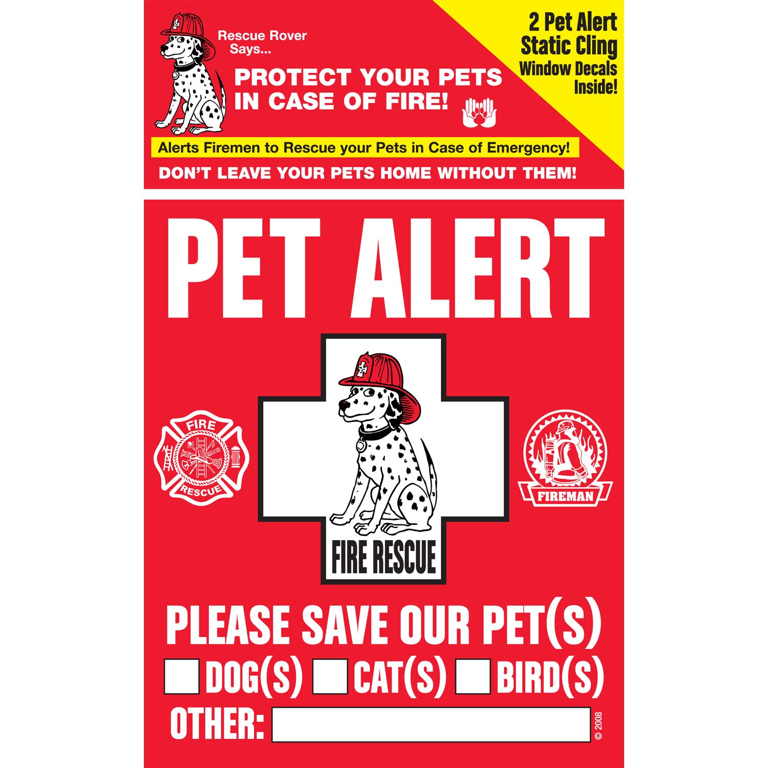 Other Cat Collectibles Collectibles PET RESCUE STICKER In ...