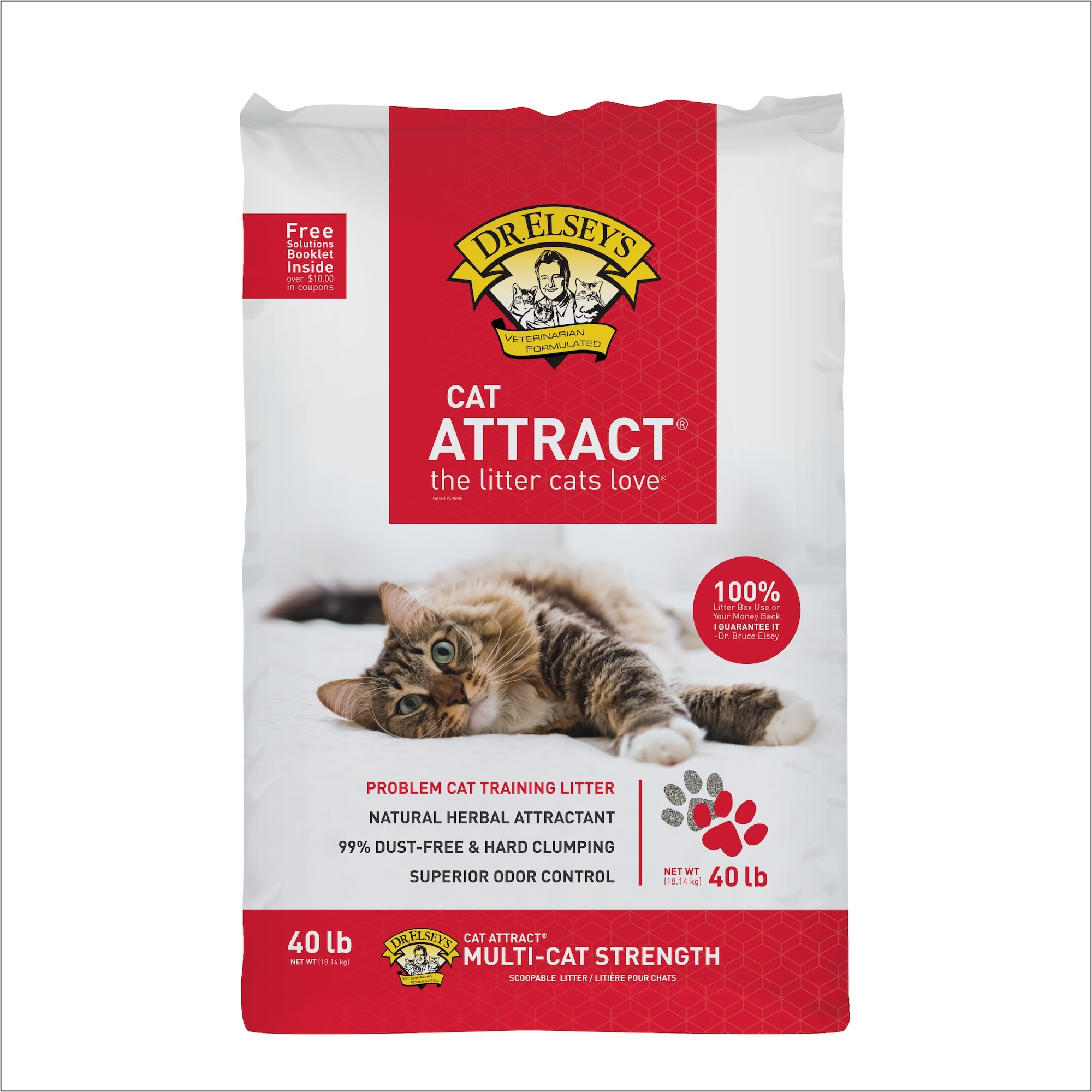 Dr. Elsey s Clumping Clay Cat Litter  40 lb Bag