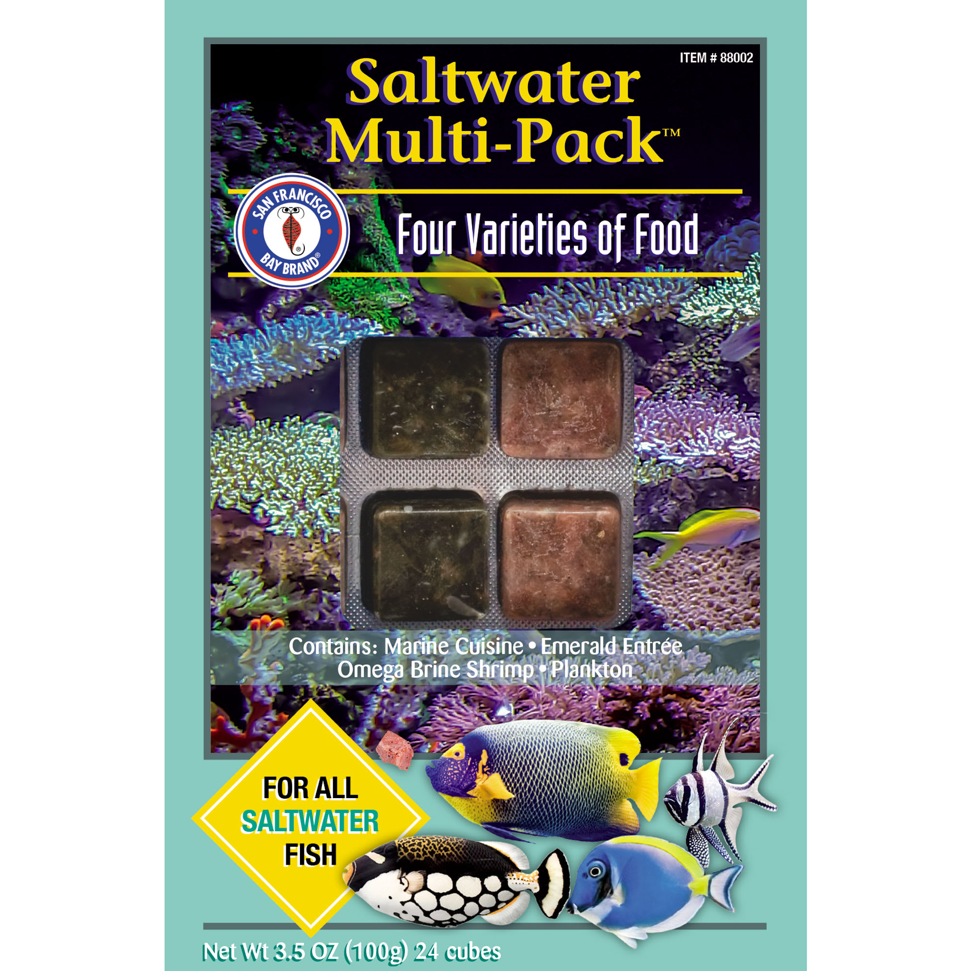 San Francisco Bay Brand Frozen Saltwater Multipacks 3.5 oz. Petco