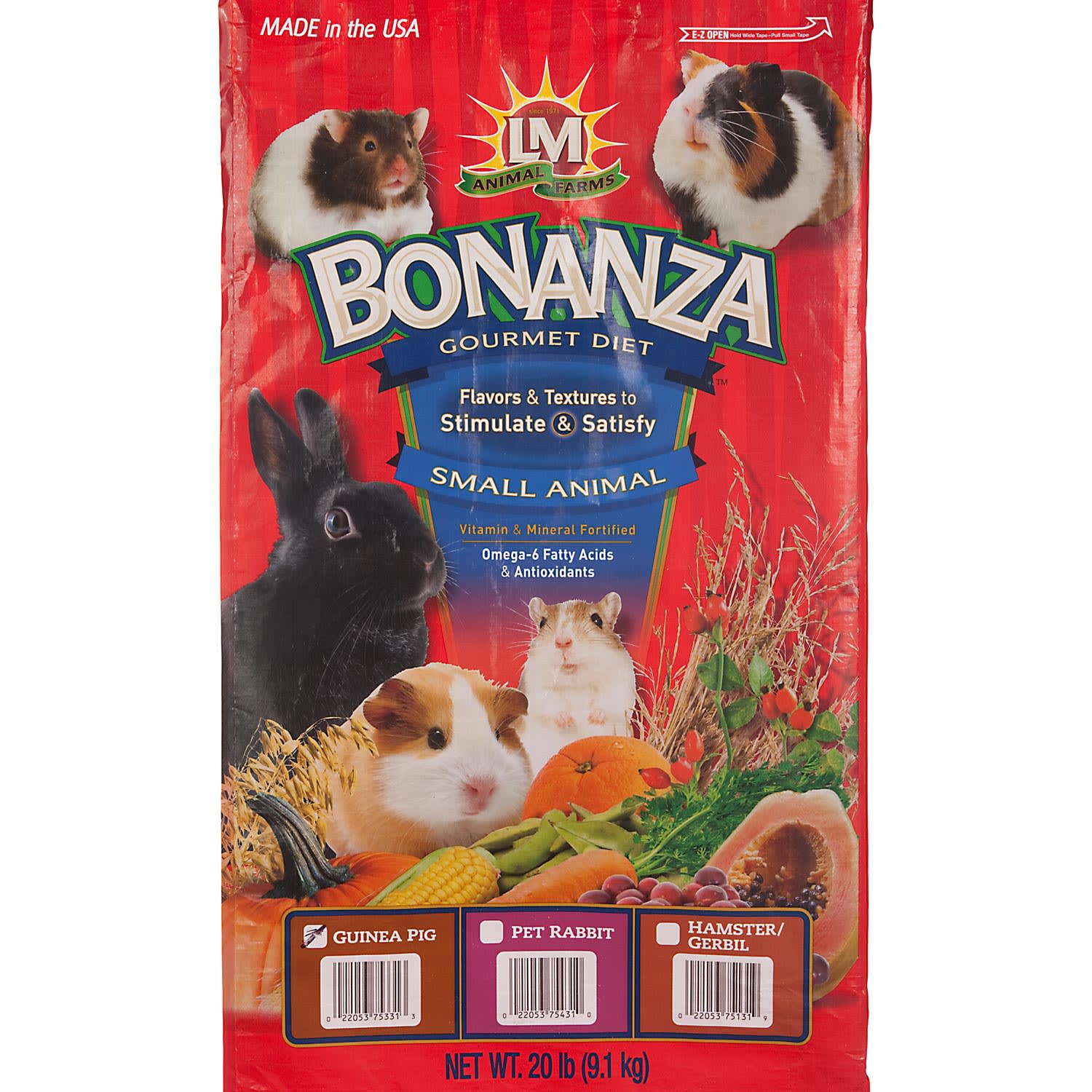 bonanza guinea pig food