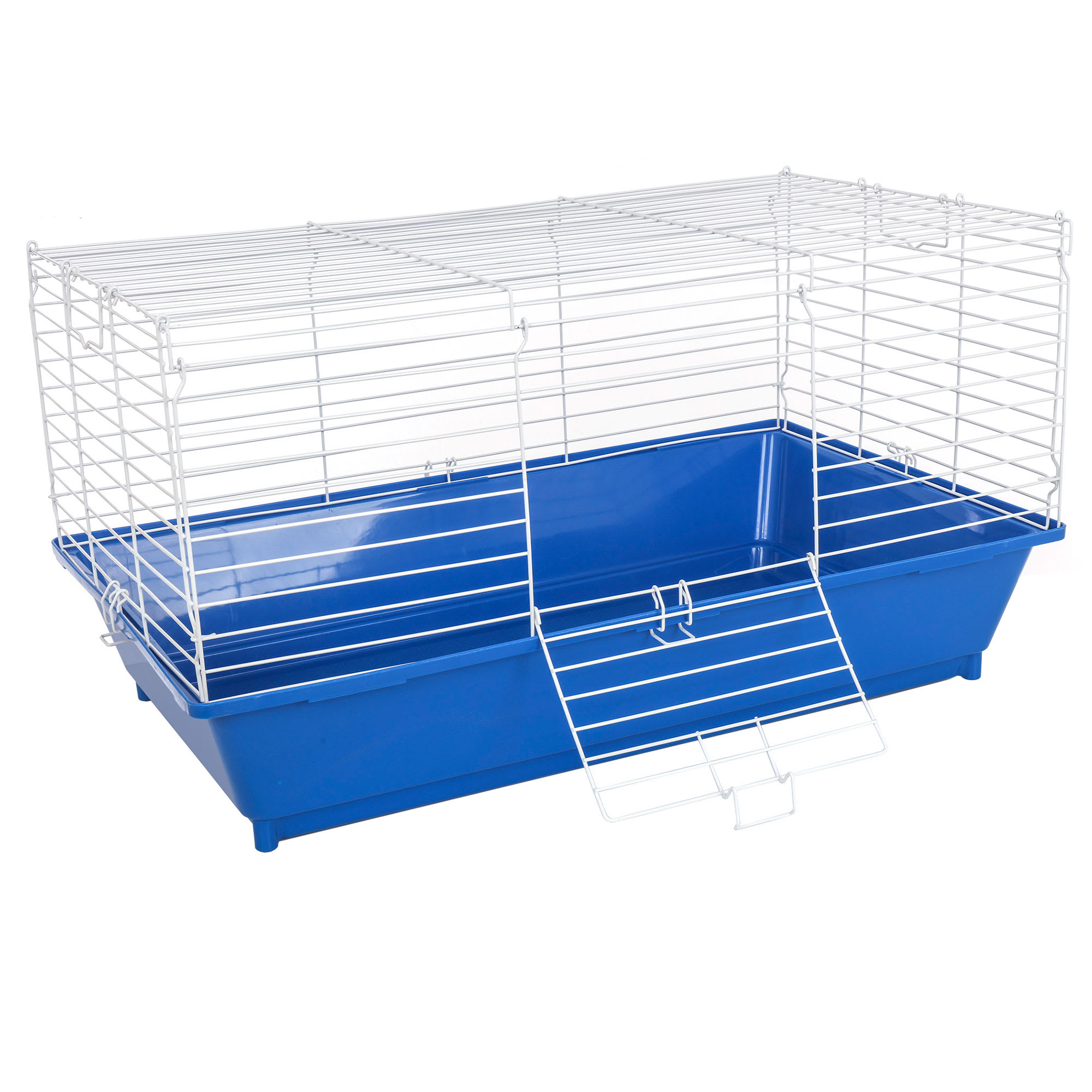 Blue hot sale rabbit cage