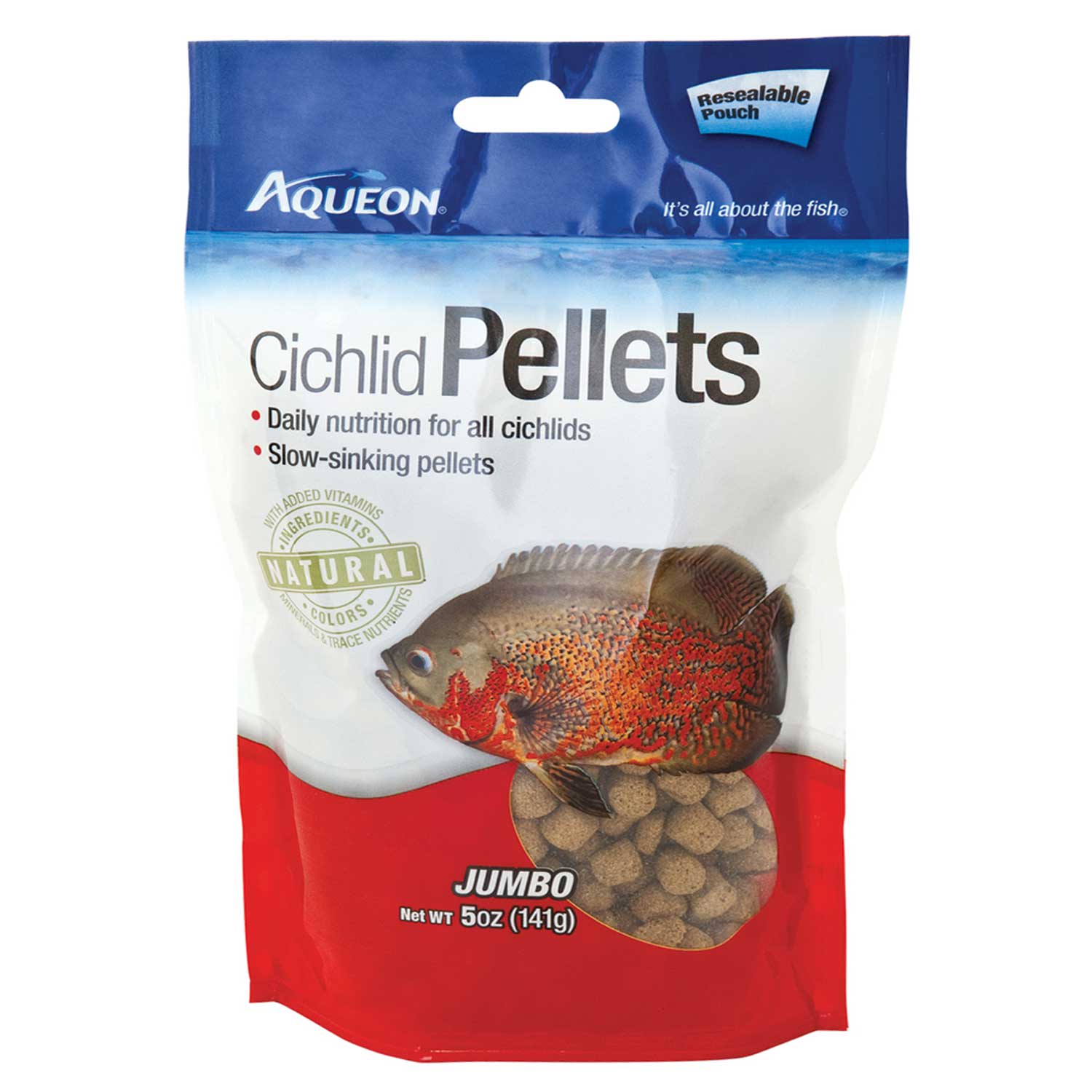 UPC 015905061865 product image for Aqueon Jumbo Pellet Cichlid Food, 5 oz. | upcitemdb.com