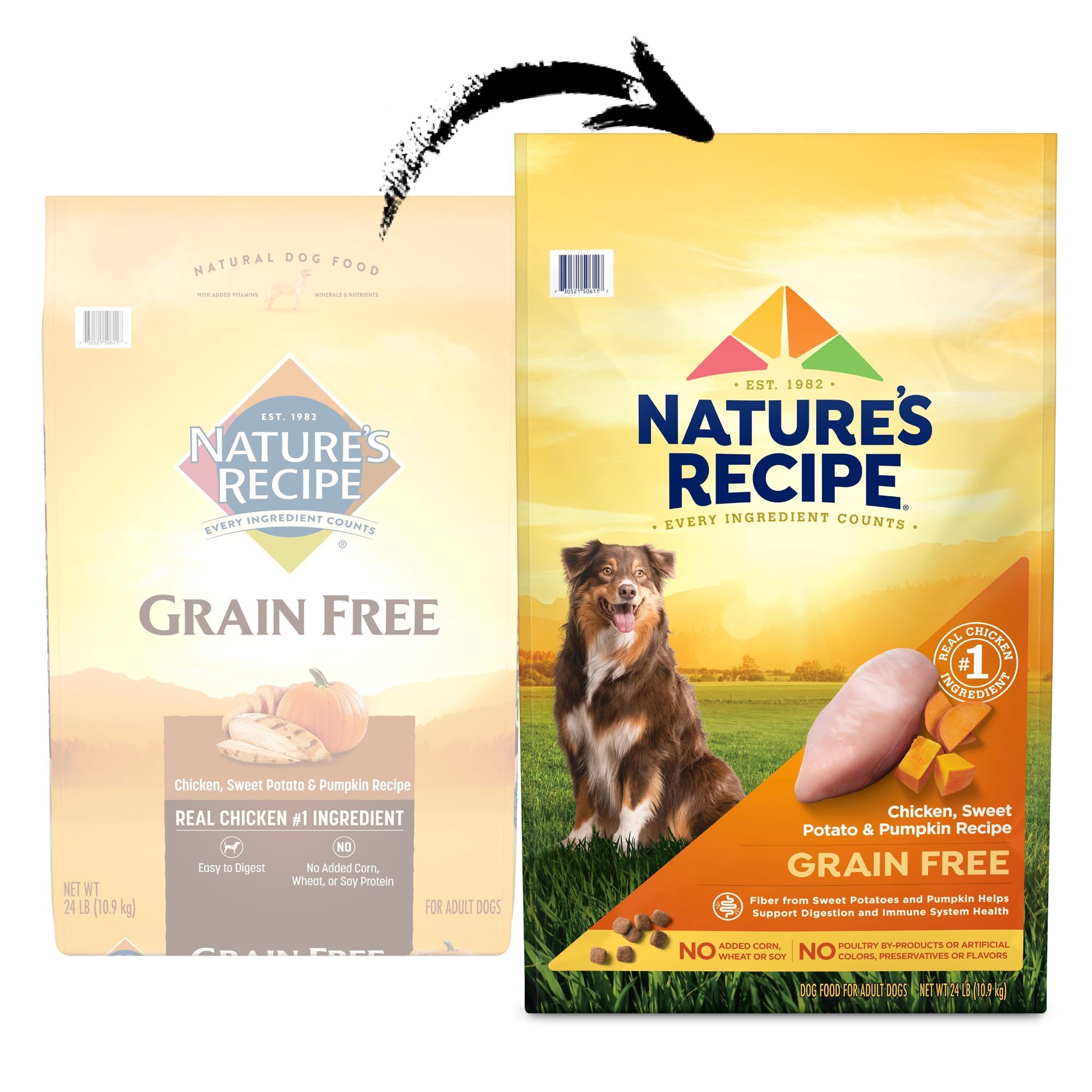Nature S Recipe Grain Free Chicken Sweet Potato Pumpkin Dry Dog Food Petco