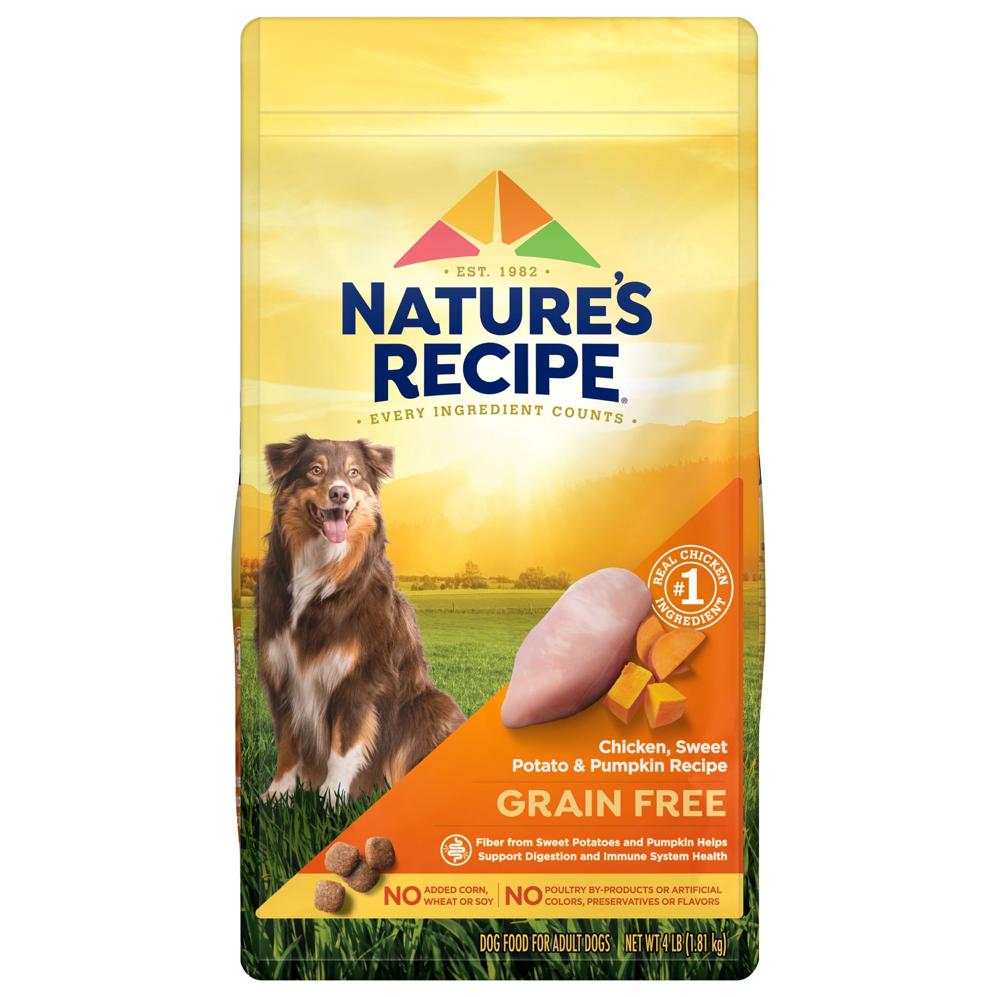 Nature's Recipe Grain-Free Chicken, Sweet Potato & Pumpkin Dry Dog Food