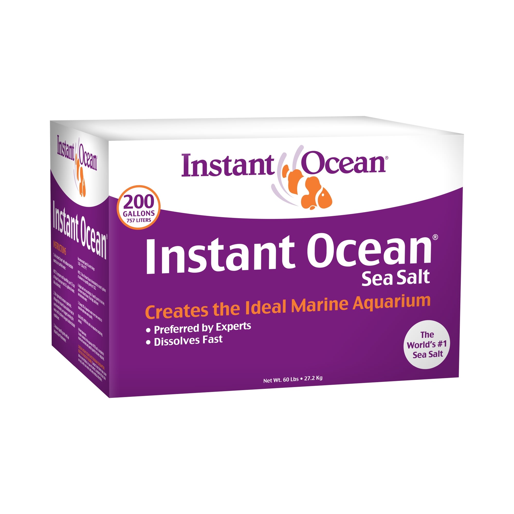 Instant Ocean Marine Fast Dissolving Sea Salt 60 lbs