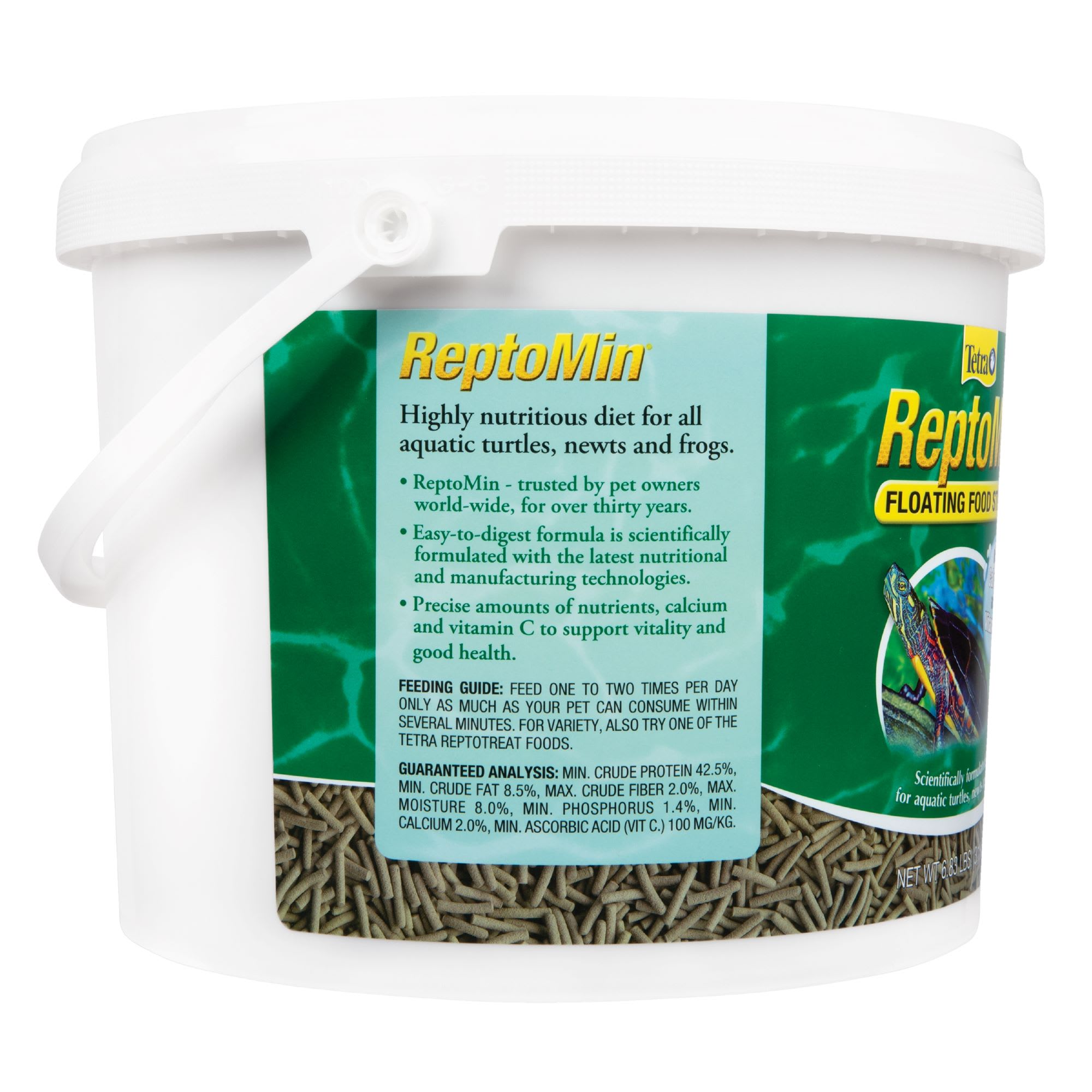 Tetra ReptoMin Floating Food Sticks 10.59 Ounces, For Aquatic Turtles,  Newts And Frogs