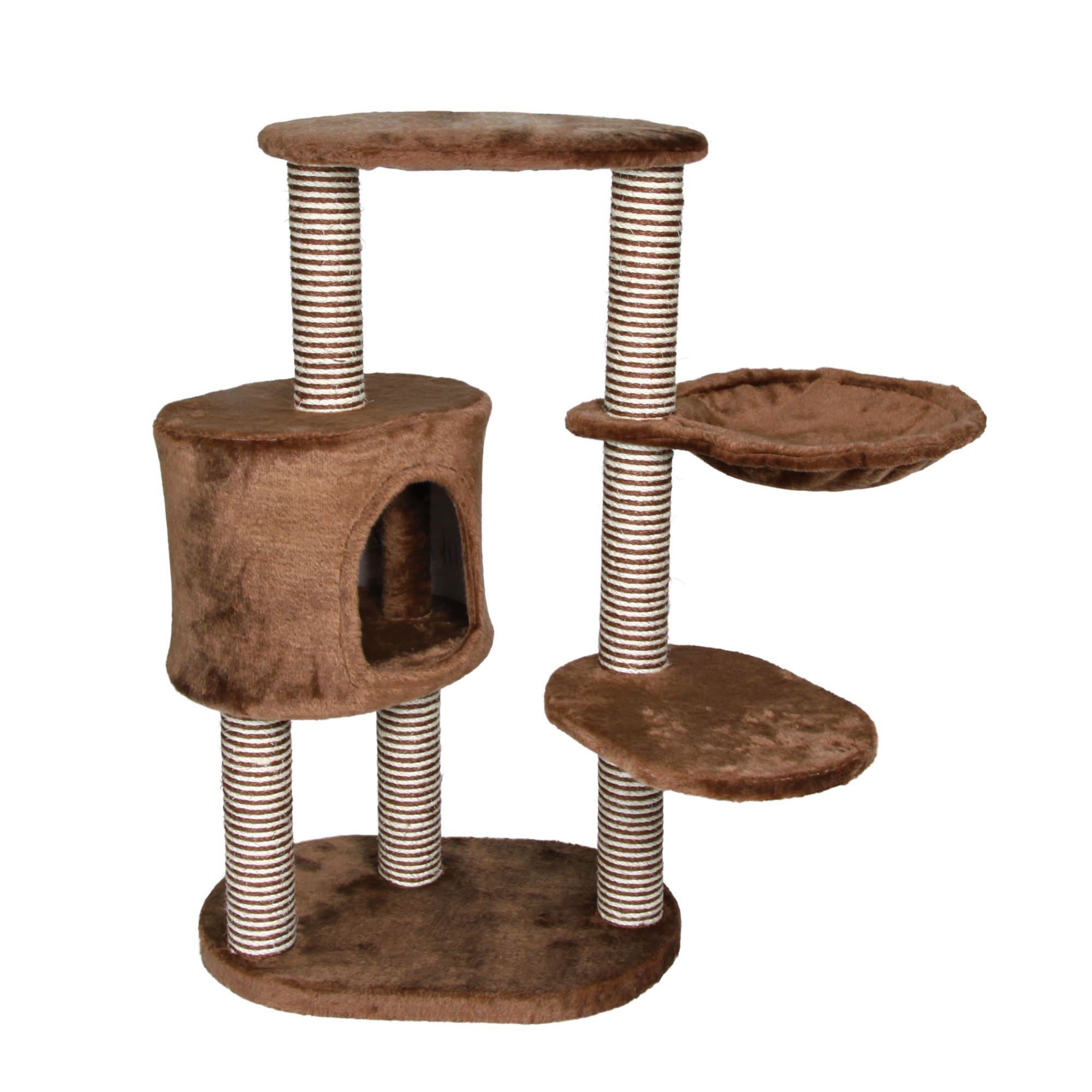 Trixie DreamWorld Moriles Cat Tree, 38.75 H, 15.5 IN, Brown