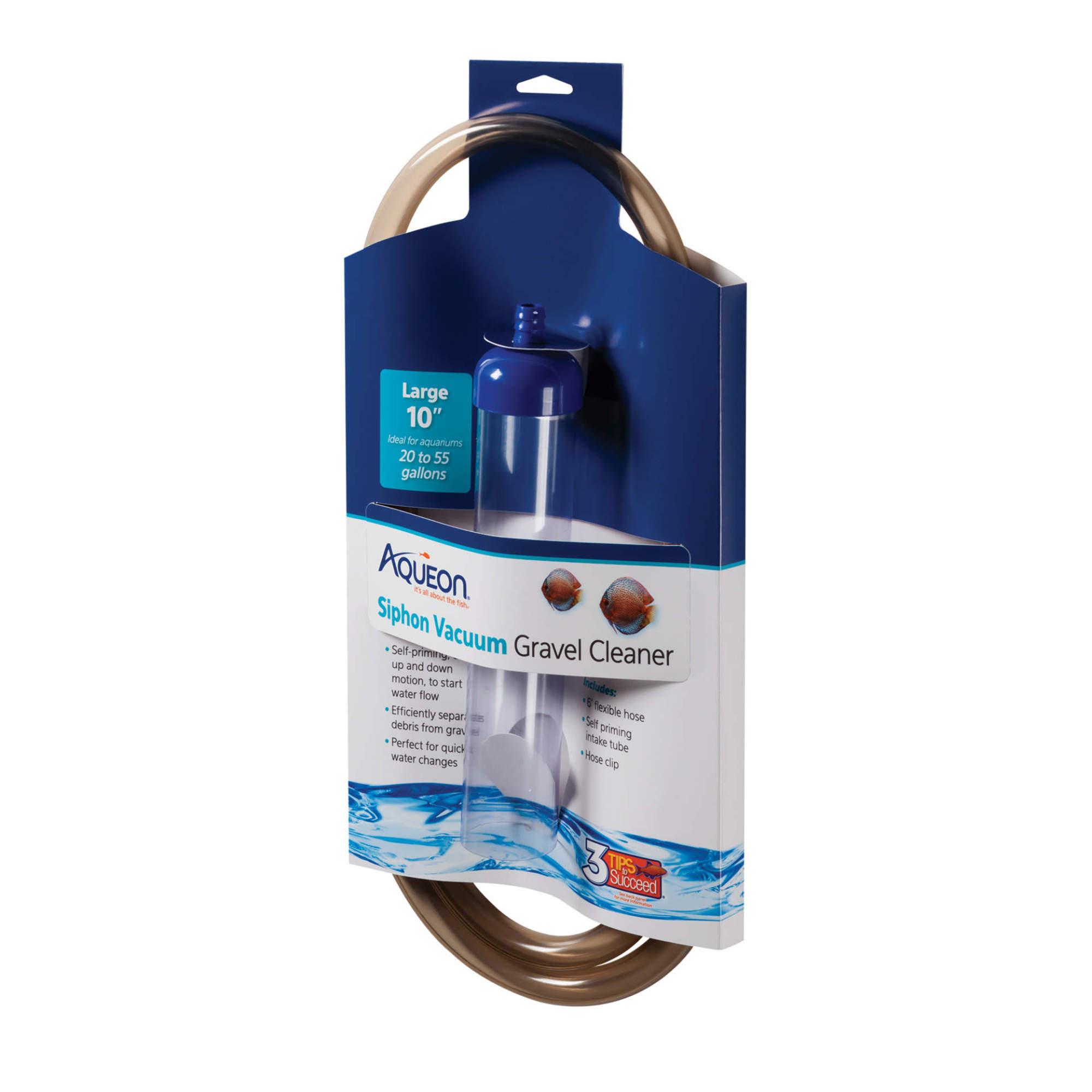 Aquarium gravel outlet cleaner